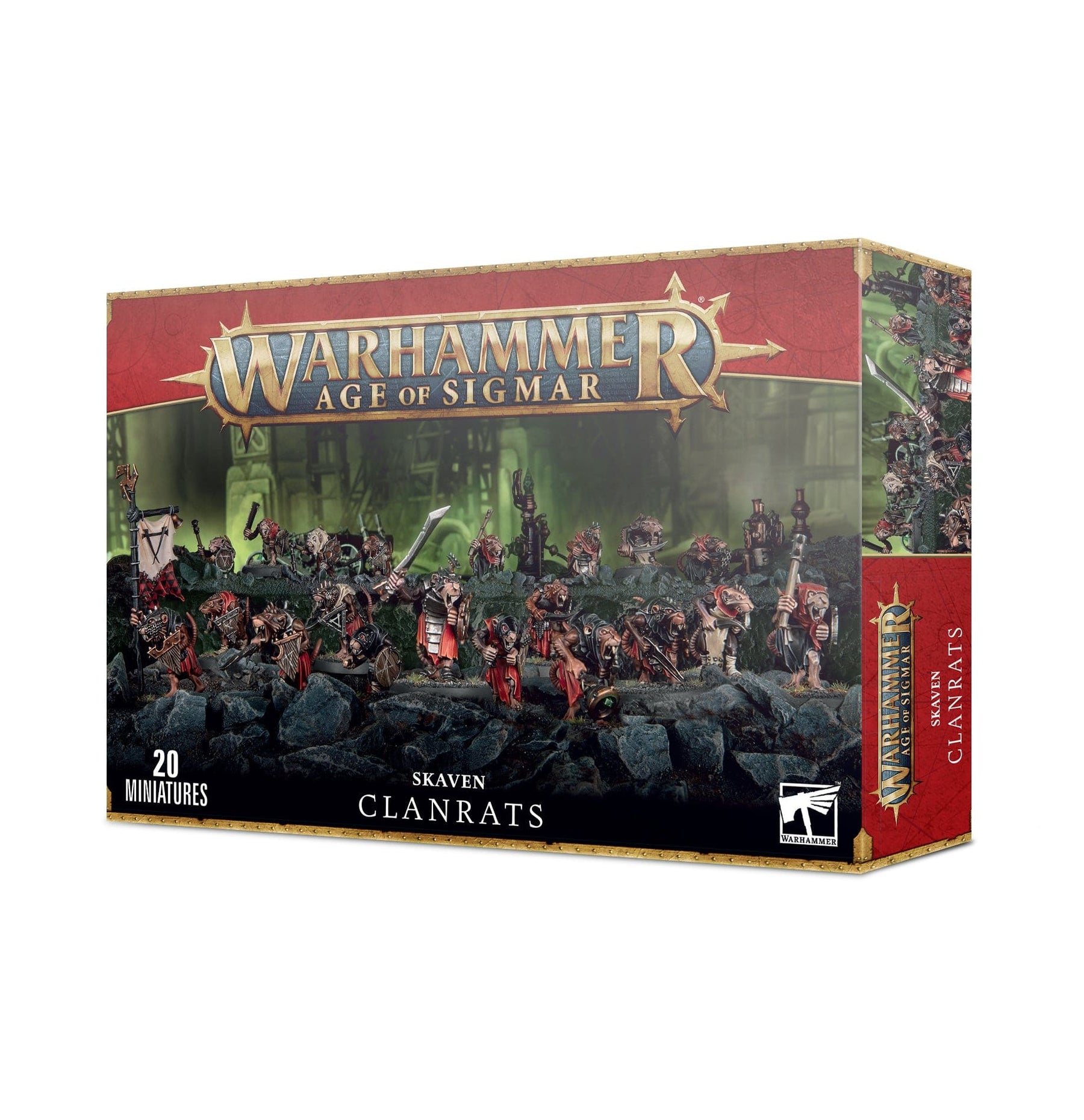 Games Workshop Tabletop Games > Games Workshop > Age of Sigmar Warhammer Age of Sigmar: Skaven - Clanrats 5011921096725
