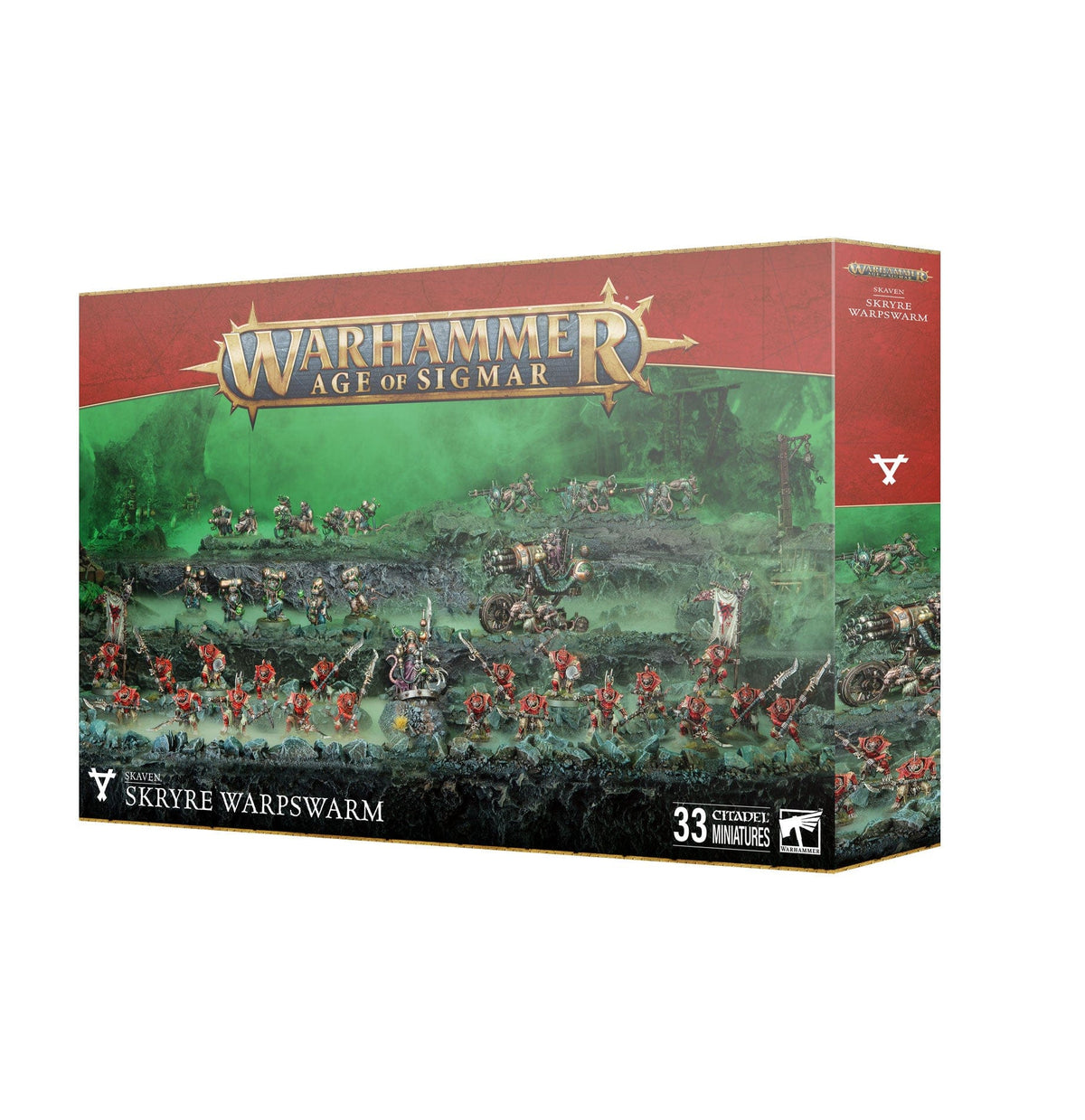 Games Workshop Tabletop Games > Games Workshop > Age of Sigmar Warhammer Age of Sigmar - Skaven: Skryre Warpswarm 5011921237784 90-56