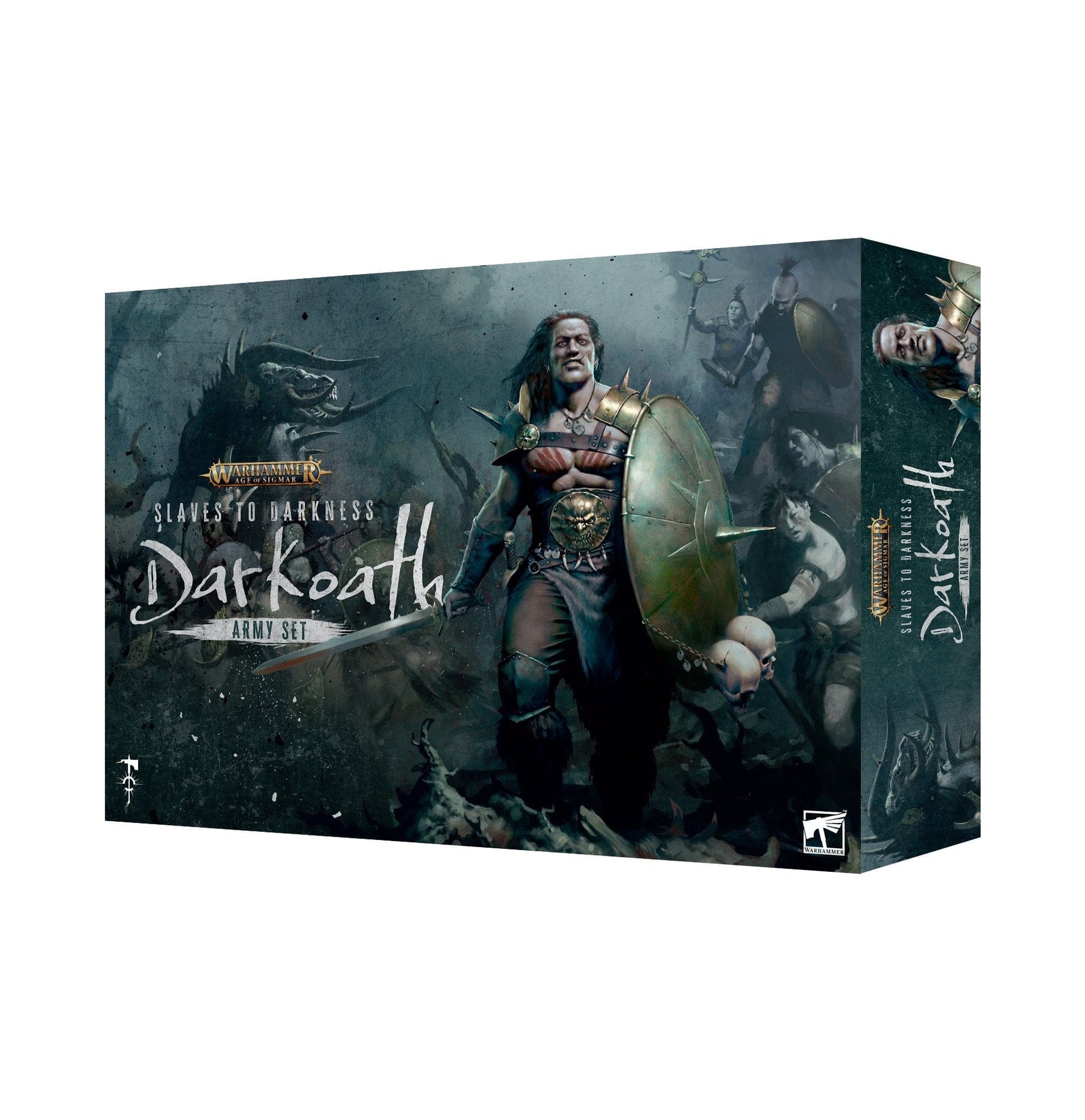 Games Workshop Tabletop Games > Games Workshop > Age of Sigmar Warhammer - Age of Sigmar: Slaves to Darkness Darkoath Army Set 501192120359-8 83-92