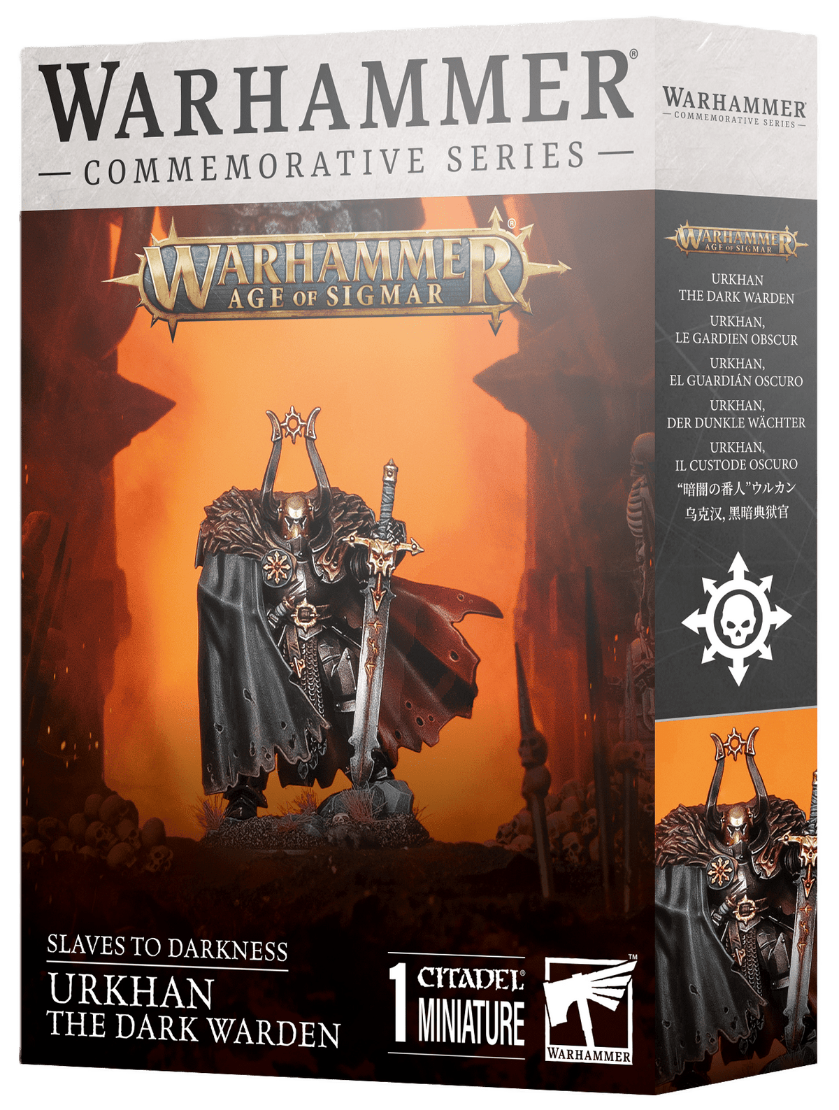 Games Workshop Tabletop Games > Games Workshop > Age of Sigmar Warhammer Age of Sigmar - Slaves to Darkness: Urkhan the Dark Warden 5011921261741 83-109