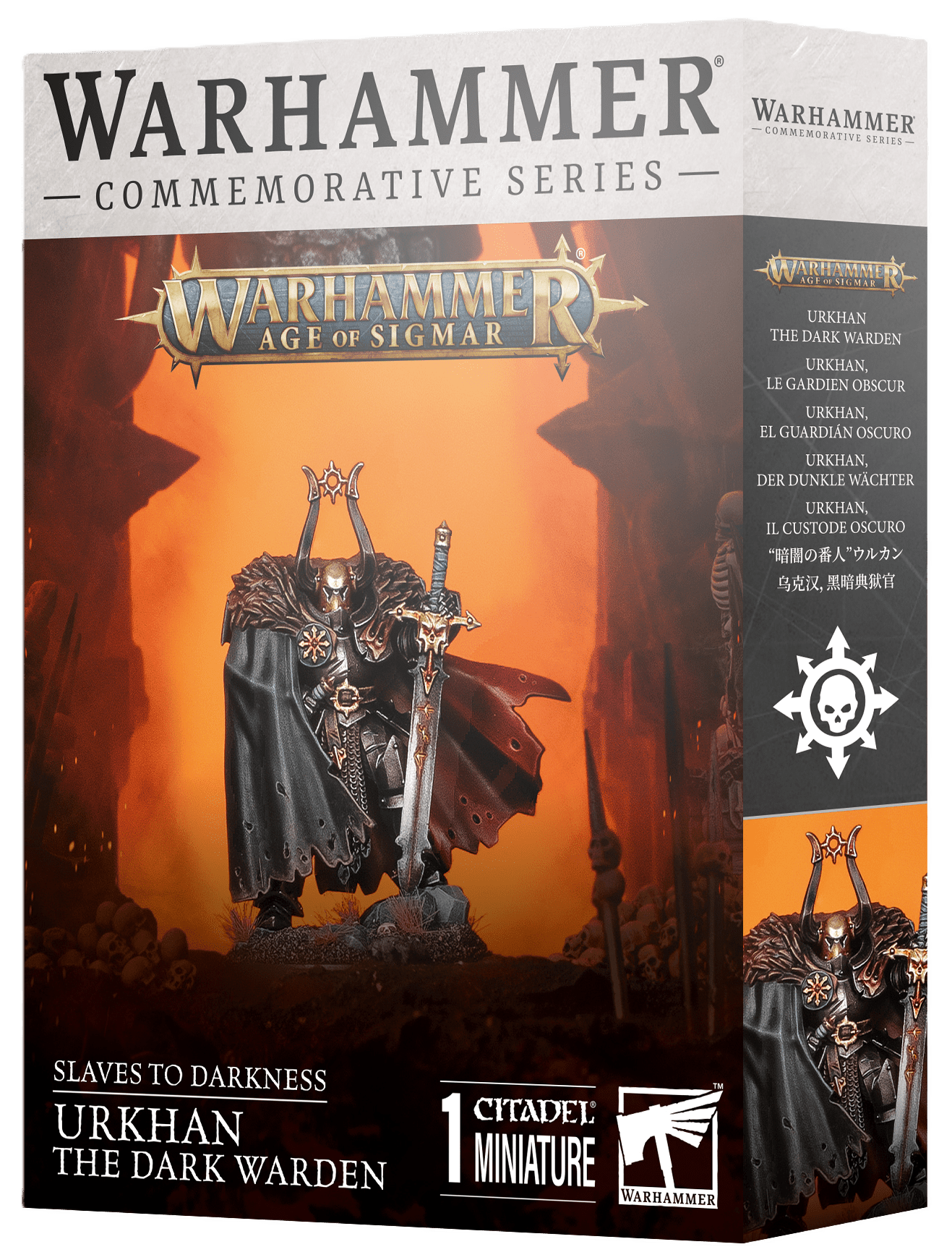 Games Workshop Tabletop Games > Games Workshop > Age of Sigmar Warhammer Age of Sigmar - Slaves to Darkness: Urkhan the Dark Warden 5011921261741 83-109