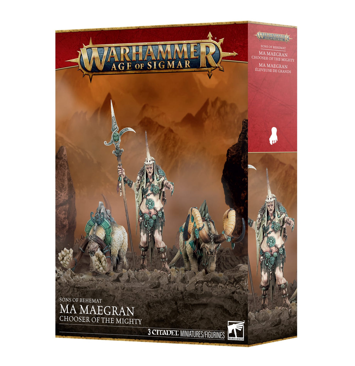 Games Workshop Tabletop Games > Games Workshop > Age of Sigmar Warhammer: Age of Sigmar - Sons of Behemat: Ma Maegran - Chooser of the Mighty 5011921274611 93-15
