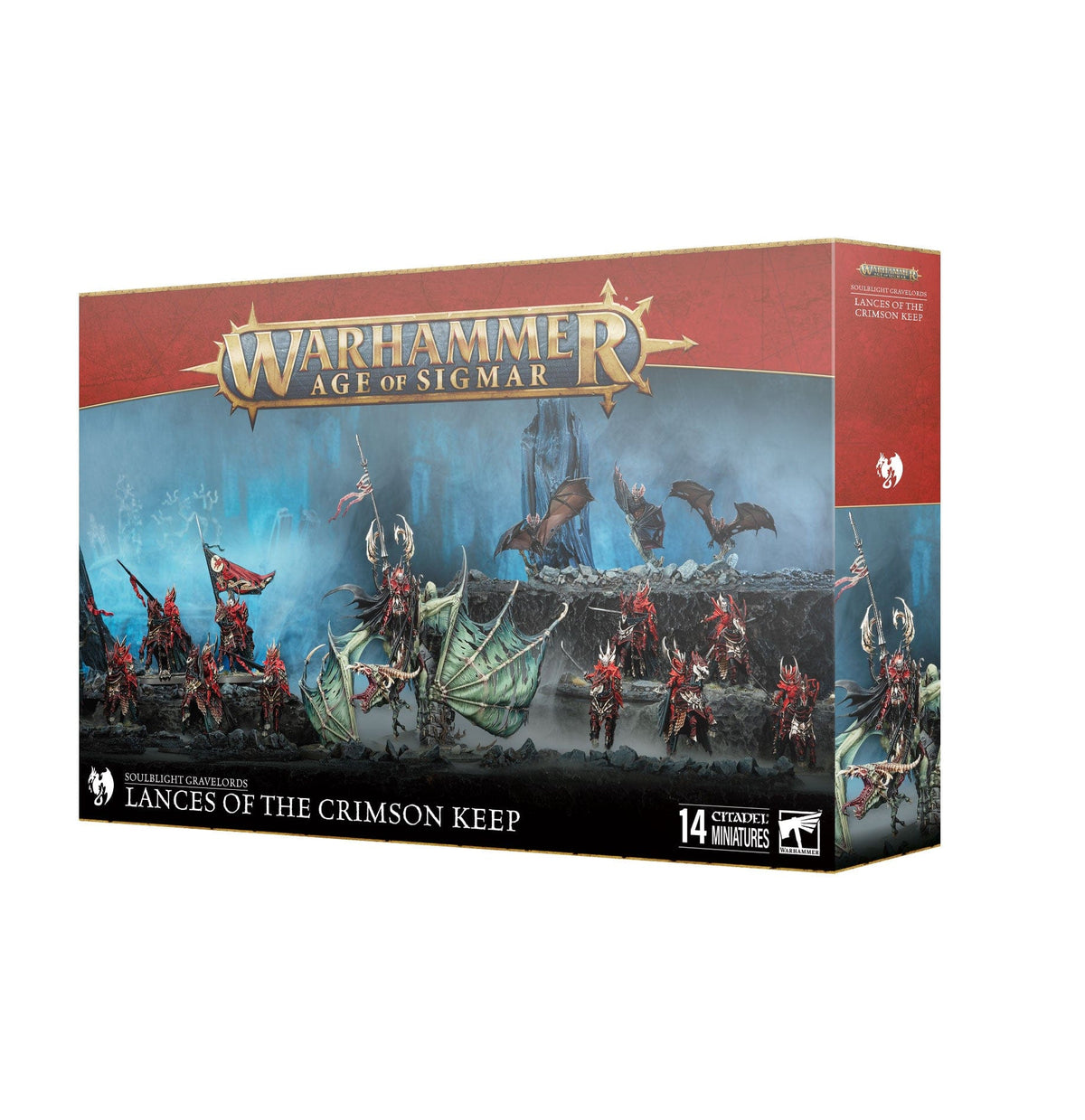 Games Workshop Tabletop Games > Games Workshop > Age of Sigmar Warhammer Age of Sigmar - Soulblight Gravelords: Lances of the Crimson Keep 5011921258819 91-100