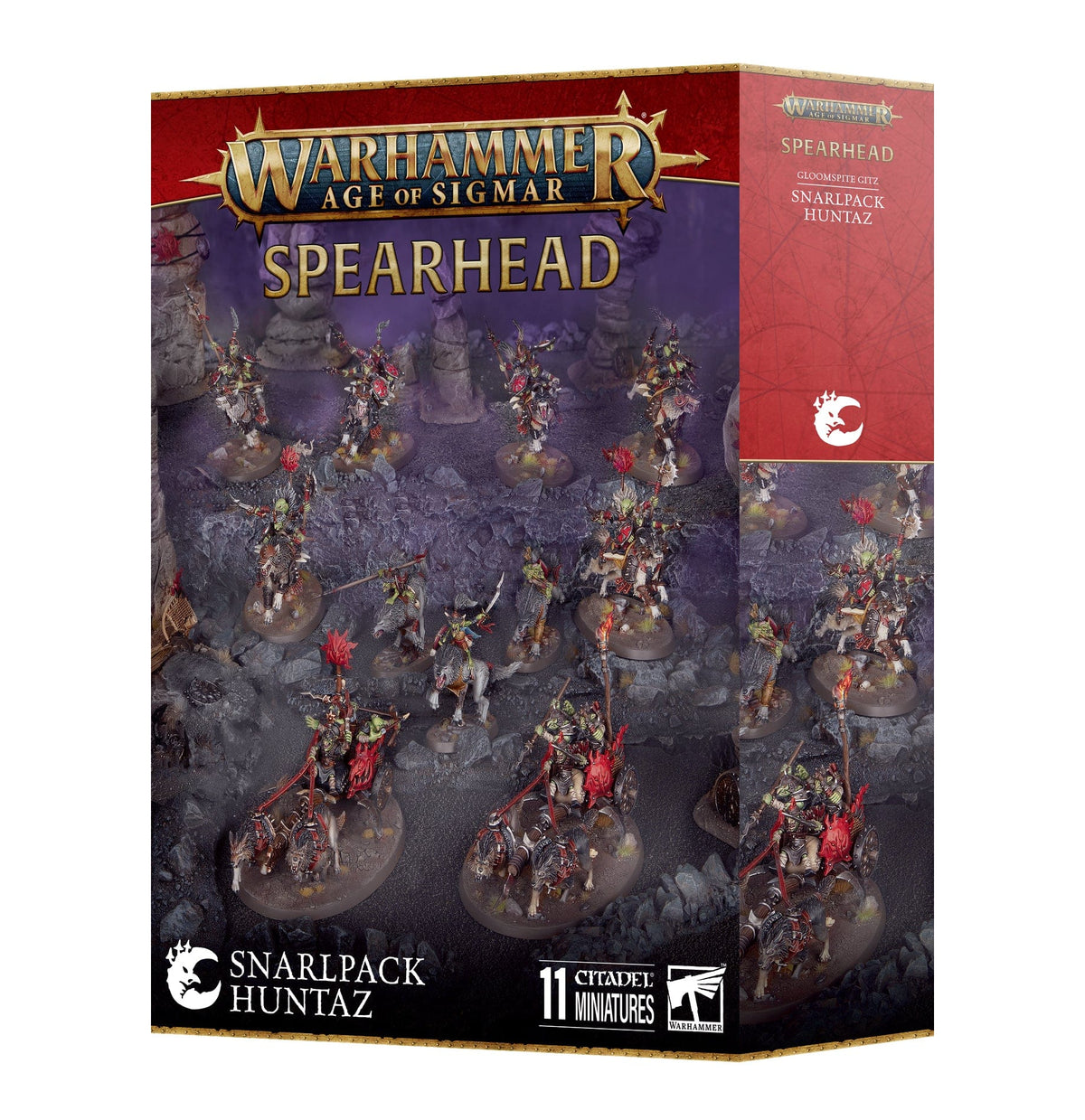 Games Workshop Tabletop Games > Games Workshop > Age of Sigmar Warhammer Age of Sigmar - Spearhead: Snarlpack Huntaz 5011921225736 70-894