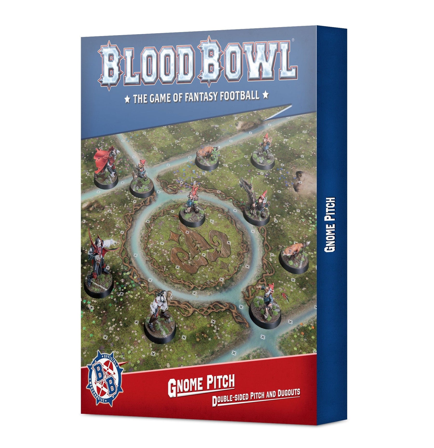 Games Workshop Tabletop Games > Games Workshop > Blood Bowl Blood Bowl: Gnome Pitch & Dugouts 5011921205837 202-40