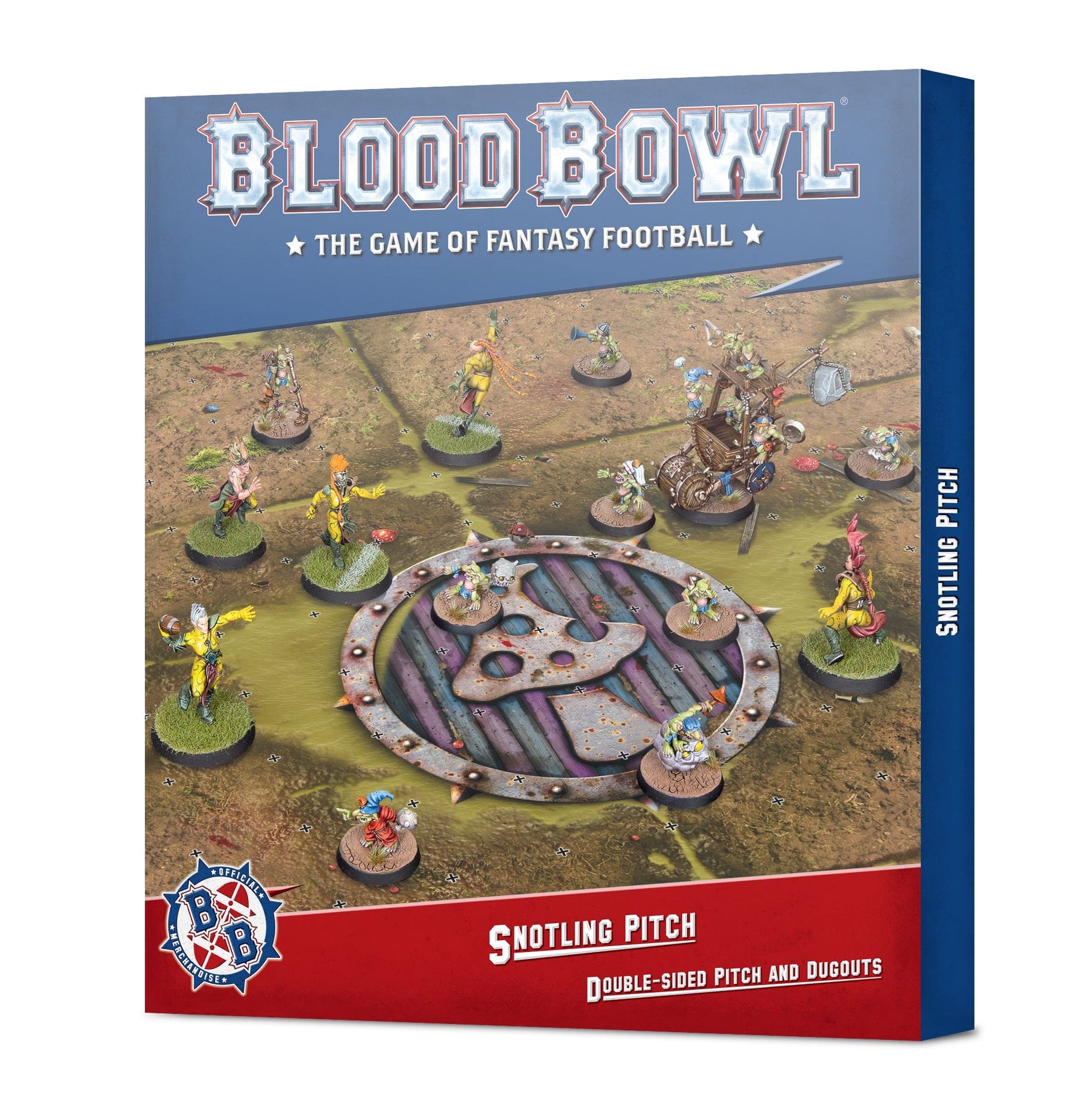 Games Workshop Tabletop Games > Games Workshop > Blood Bowl Warhammer - Blood Bowl: Snotlings - Pitch & Dugouts 5011921166114 202-03