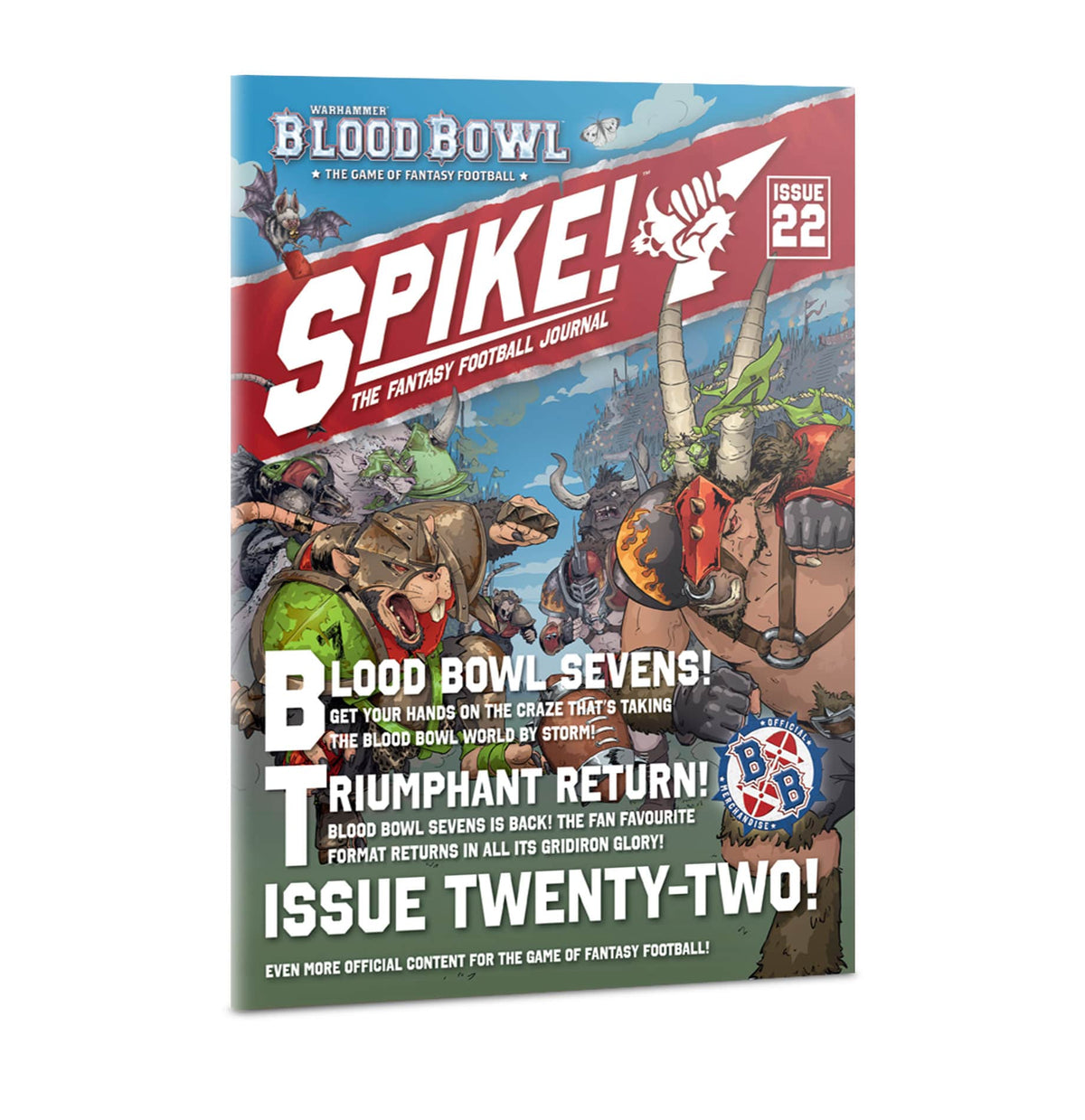 Games Workshop Tabletop Games > Games Workshop > Blood Bowl WARHAMMER - BLOOD BOWL: SPIKE! ISSUE 22 9781837792658 202-69