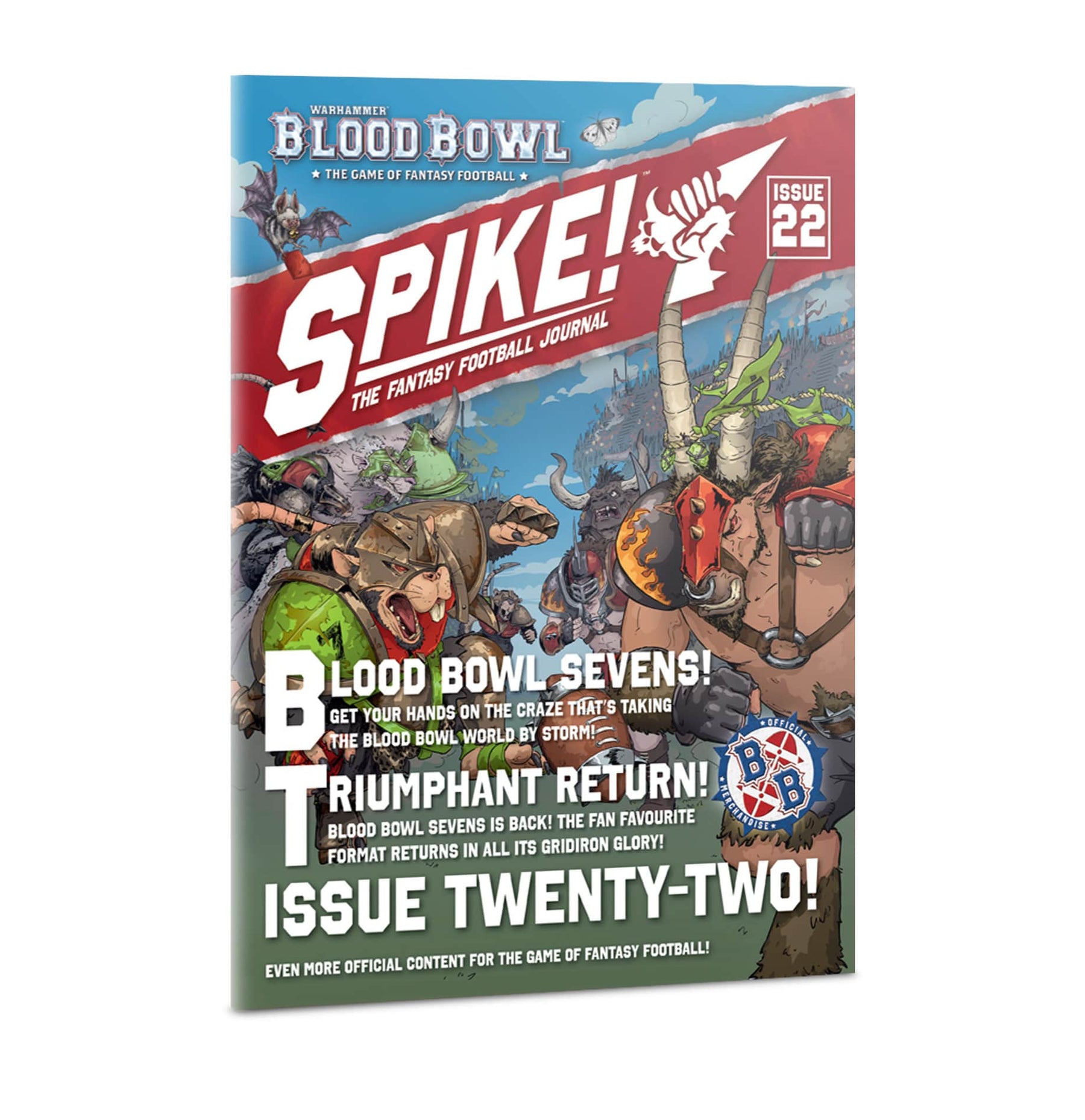 Games Workshop Tabletop Games > Games Workshop > Blood Bowl WARHAMMER - BLOOD BOWL: SPIKE! ISSUE 22 9781837792658 202-69