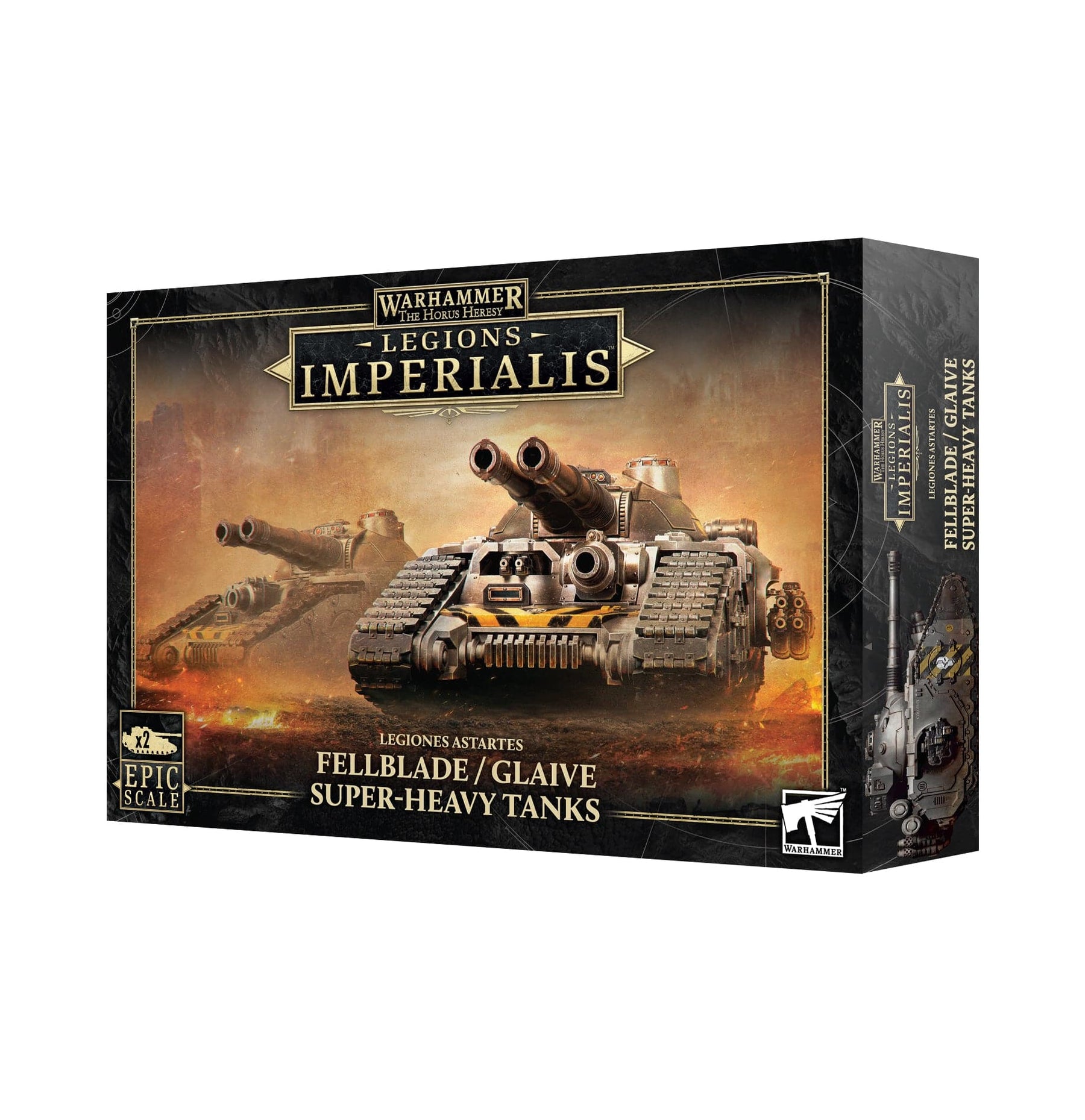 Games Workshop Tabletop Games > Games Workshop > Horus Heresy Warhammer HH: Legions Imperialis Astartes Fellblade - Glaive Super-heavy Tanks 5011921248292 03-95