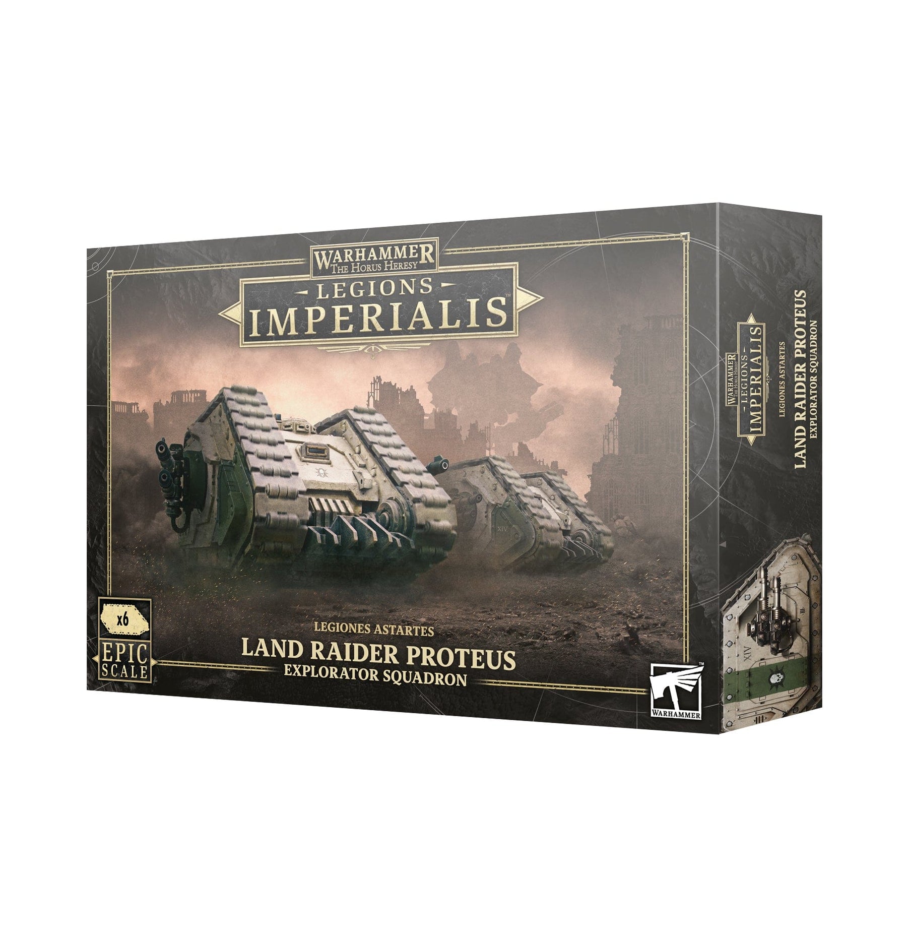 Games Workshop Tabletop Games > Games Workshop > Horus Heresy Warhammer - Horus Heresy - Legion Imperialis: Land Raider Proteus Explorator Squadron 5011921207398 03-59