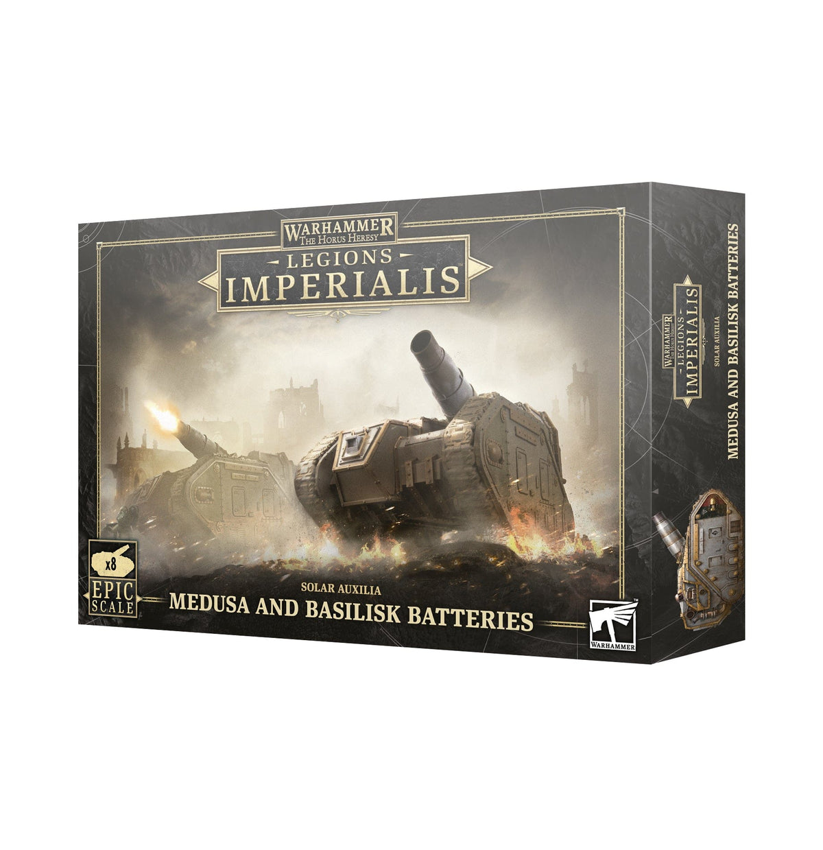 Games Workshop Tabletop Games > Games Workshop > Horus Heresy Warhammer - Horus Heresy - Legion Imperialis: Solar Auxilia Medusa and Basilisk Batteries 5011921182534 03-16