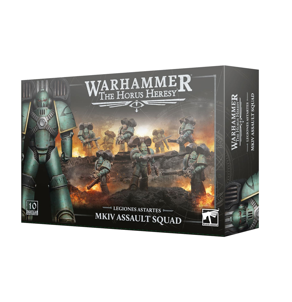 Games Workshop Tabletop Games > Games Workshop > Horus Heresy Warhammer - Horus Heresy - Legiones Astartes: MKIV Assault Squad 5011921266760 31-174
