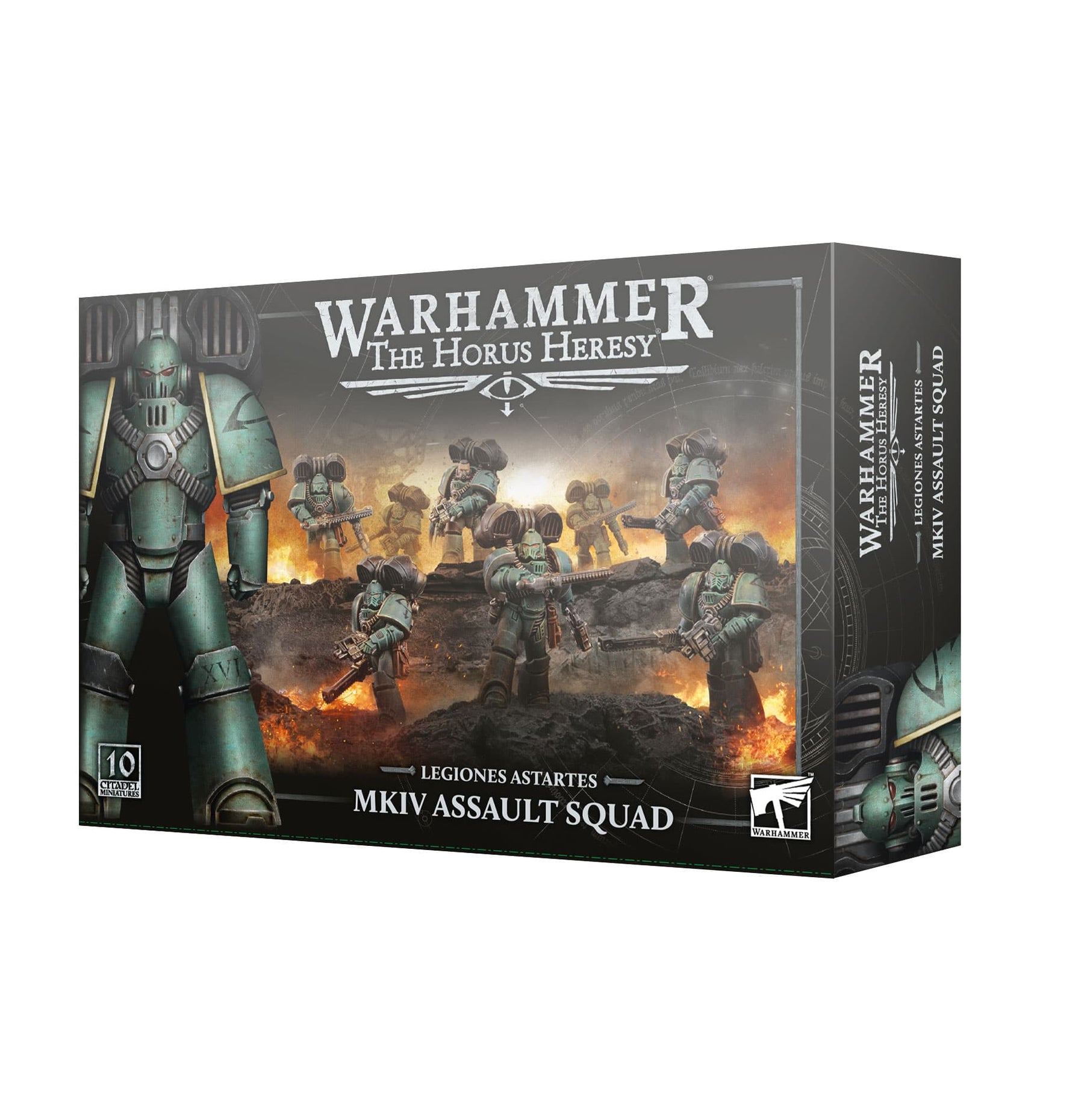Games Workshop Tabletop Games > Games Workshop > Horus Heresy Warhammer - Horus Heresy - Legiones Astartes: MKIV Assault Squad 5011921266760 31-174