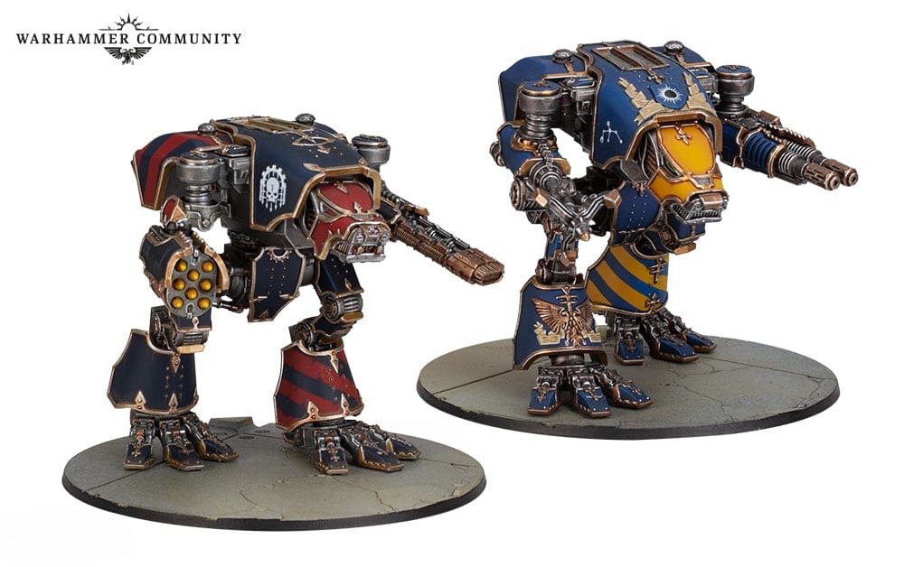 Warhammer - Horus Heresy - Legions Imperialis: Warhound Titans with Ursus Claws and Melta Lances