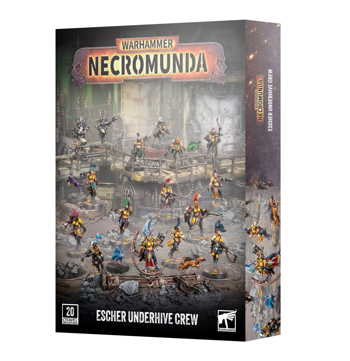 Games Workshop Tabletop Games > Games Workshop > Necromunda WARHAMMER 40K - NECROMUNDA: ESCHER UNDERHIVE CREW 5011921266470 301-71