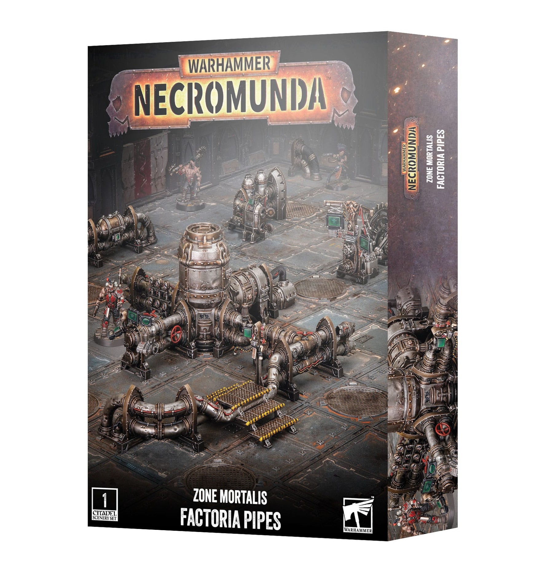 Games Workshop Tabletop Games > Games Workshop > Necromunda WARHAMMER 40K - NECROMUNDA ZONE MORTALIS: FACTORIA PIPES 5011921259243 301-80