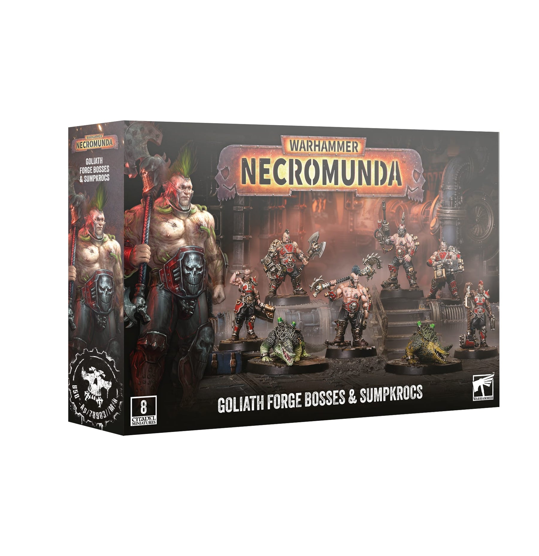 Games Workshop Tabletop Games > Games Workshop > Necromunda WARHAMMER NECROMUNDA: GOLIATH FORGE BOSSES & SUMPKROCS 5011921252824 301-76