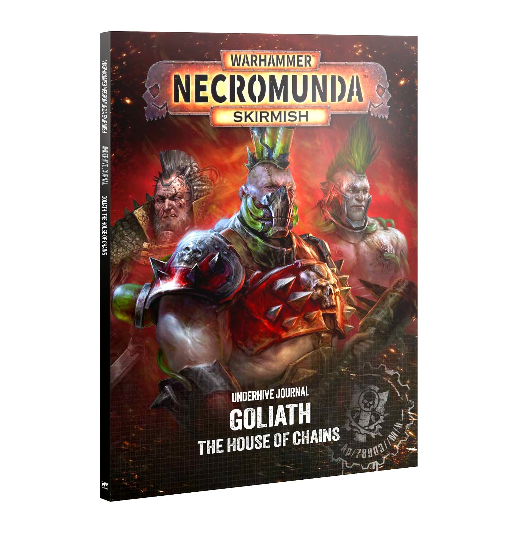 Games Workshop Tabletop Games > Games Workshop > Necromunda WARHAMMER NECROMUNDA SKIRMISH - UNDERHIVE JOURNAL: GOLIATH: HOUSE OF CHAINS 9781837792634 301-82