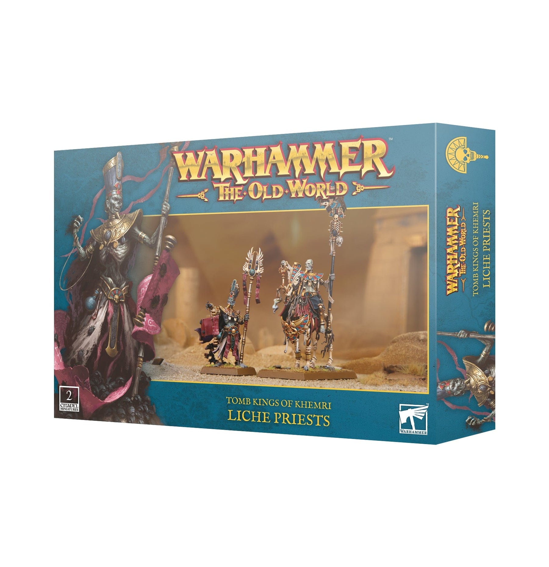 Games Workshop Tabletop Games > Games Workshop > Old World Warhammer Old World - Tomb Kings of Khemri: Liche Priests 5011921253708 07-14