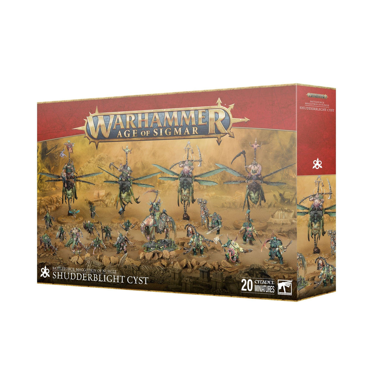 Games Workshop Tabletop Games > Games Workshop > Other Warhammer WARHAMMER 40K - MAGGOTKIN OF NURGLE: SHUDDERBLIGHT CYST 5011921237753 83-102