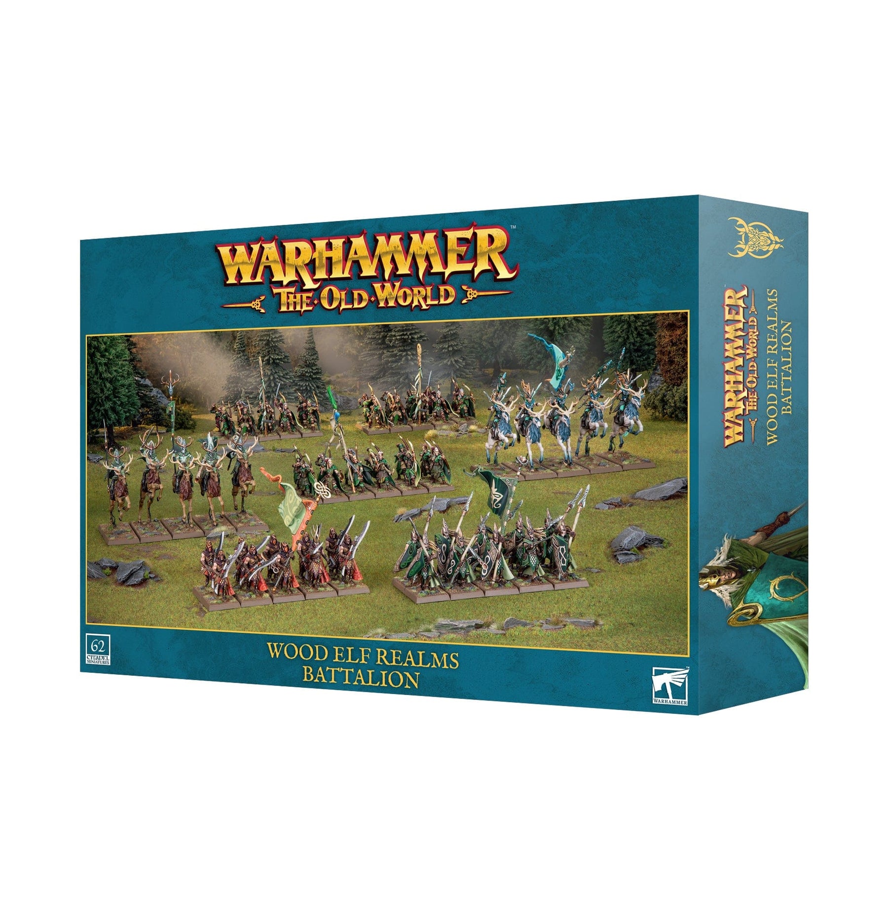 Games Workshop Tabletop Games > Games Workshop > Other Warhammer Warhammer 40K - The Old World: Battalion Wood Elf Realms 5011921221967 13-109
