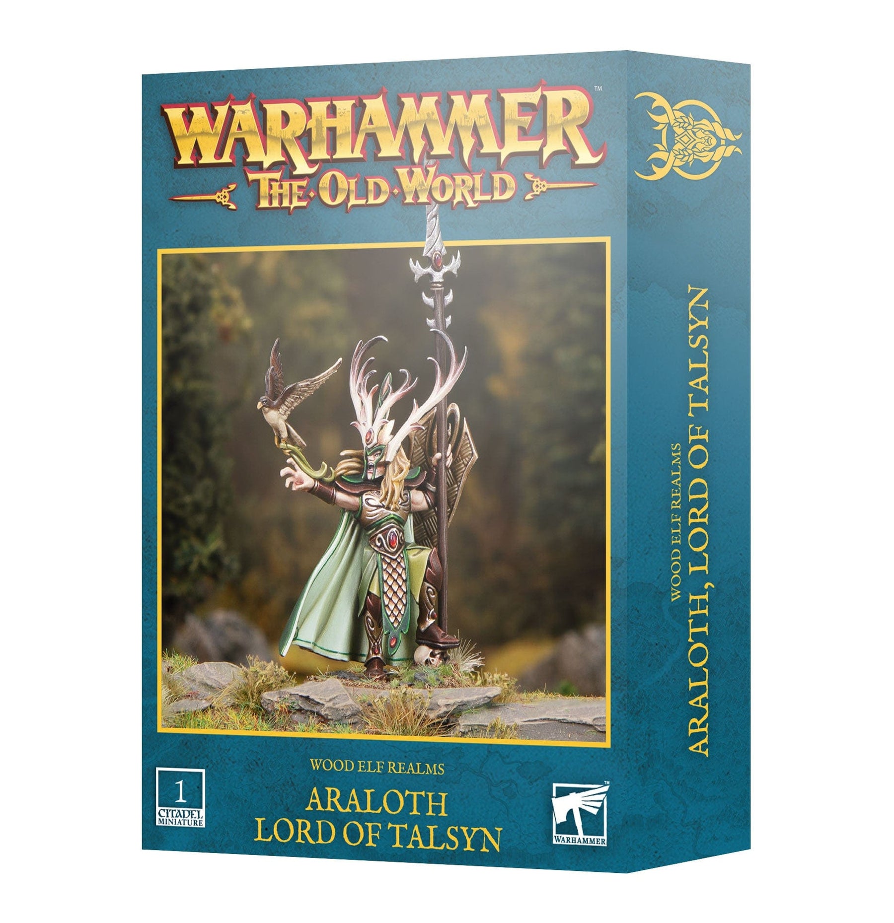 Games Workshop Tabletop Games > Games Workshop > Other Warhammer Warhammer 40K - The Old World: Wood Elf Realms Araloth Lord of Talsyn 5011921254729 13-108