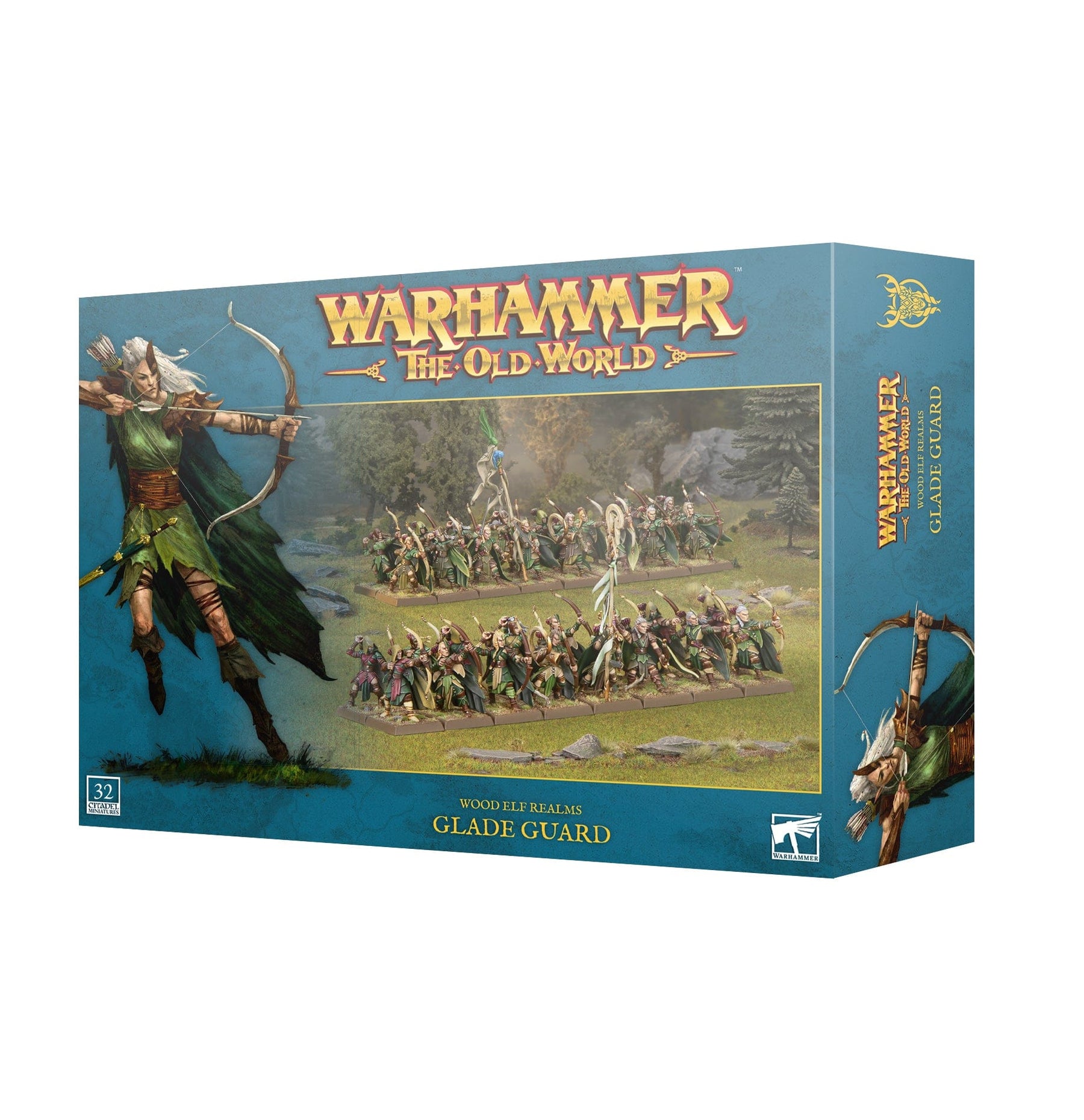 Games Workshop Tabletop Games > Games Workshop > Other Warhammer Warhammer 40K - The Old World: Wood Elf Realms Glade Guard 5011921221998 13-105