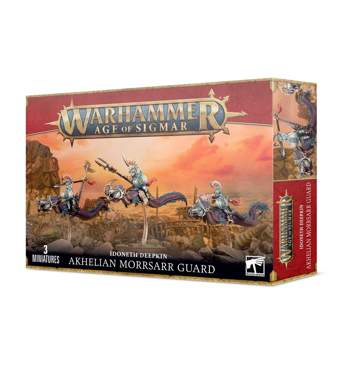 Games Workshop Tabletop Games > Games Workshop > Other Warhammer Warhammer Age of Sigmar: Idoneth Deepkin - Akhelian Morsarr Guard 5011921173594> 87-34