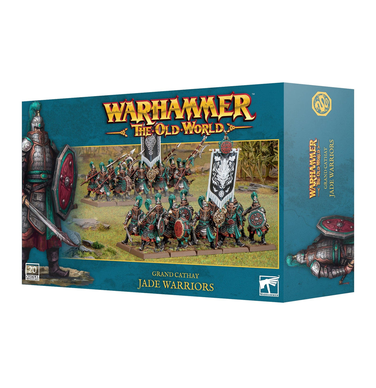 Games Workshop Tabletop Games > Games Workshop > The Old World Warhammer 40K - The Old World: GRAND CATHAY JADE WARRIORS 5011921222407 06-209