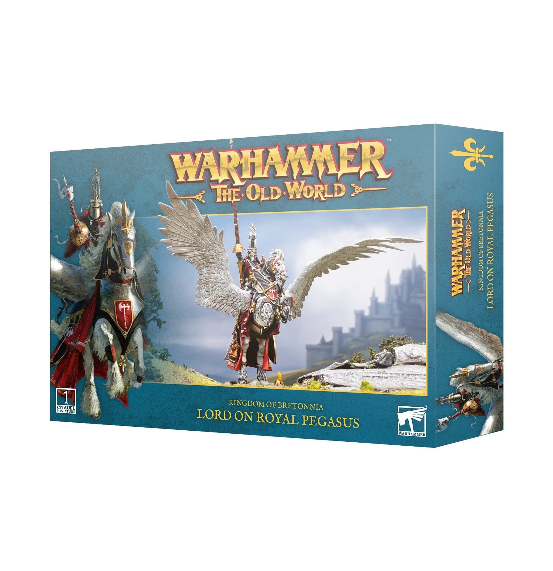 Games Workshop Tabletop Games > Games Workshop > The Old World Warhammer - The Old World - Kingdom of Bretonnia: Lord on Royal Pegasus 5011921206124 06-10