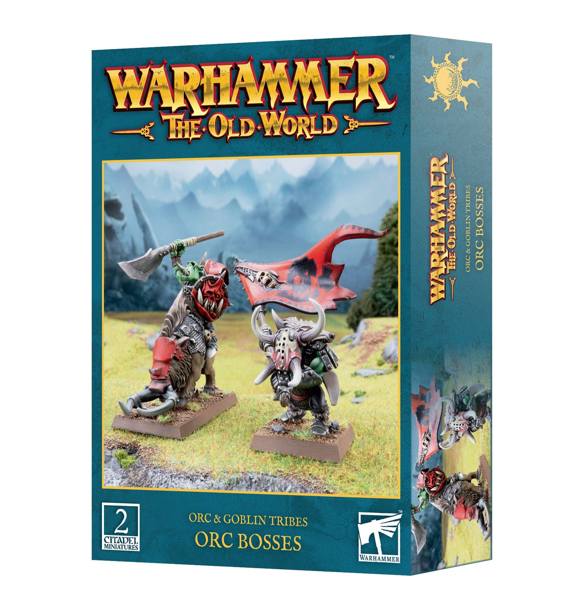 Games Workshop Tabletop Games > Games Workshop > The Old World Warhammer - The Old World -Orc & Goblin Tribes: Orc Bosses 501192120626-1 09-01