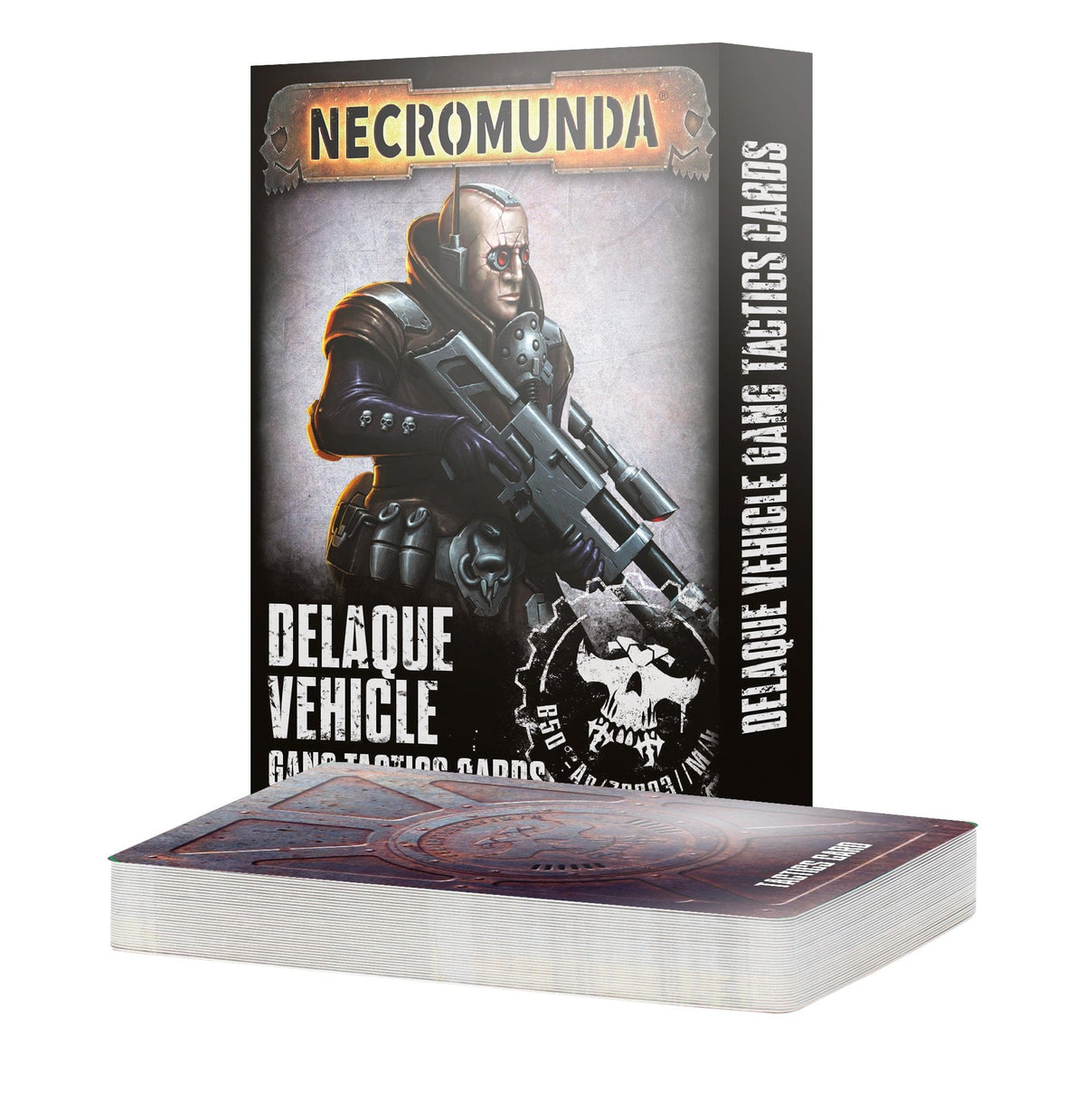 Games Workshop Tabletop Games > Games Workshop > Underworlds Warhammer Necromunda: Delaque Vehicle Gang Tactics Cards 5011921216673 301-21