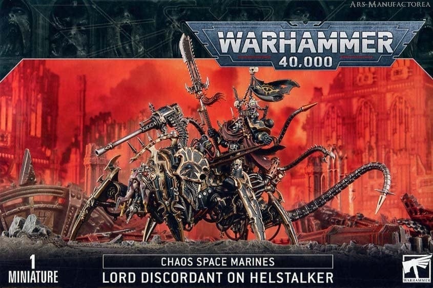 Games Workshop Tabletop Games > Games Workshop > Warhammer 40k 40K Chaos Space Marines: Lord Discordant on Helstalker 5011921114443 43-59