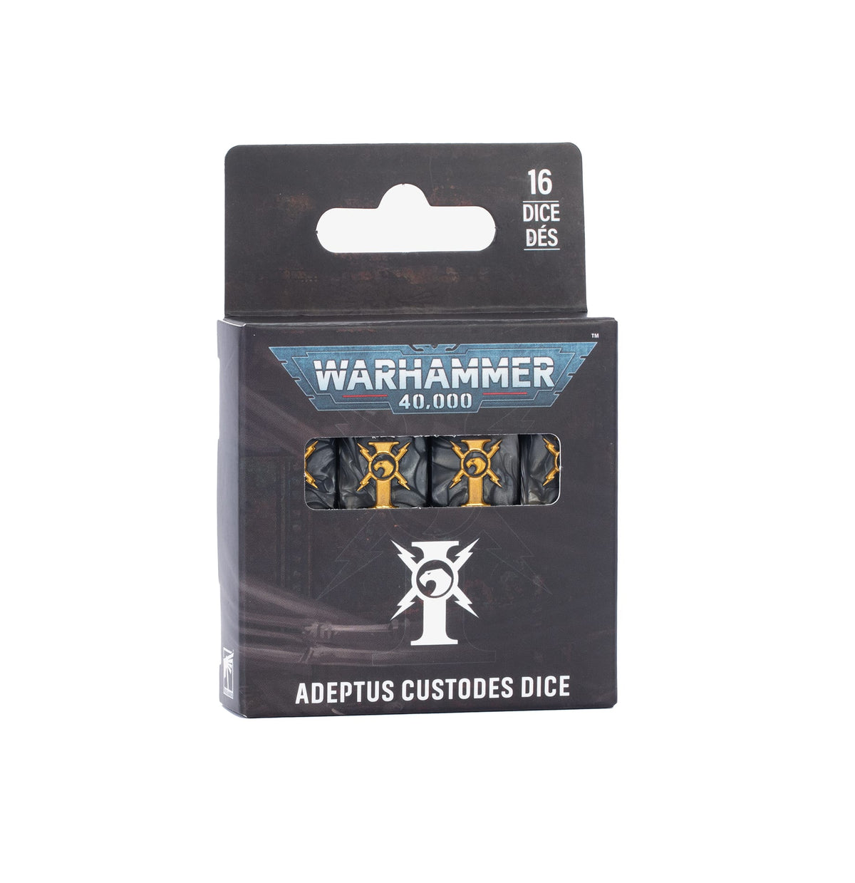 Games Workshop Tabletop Games > Games Workshop > Warhammer 40k > Adeptus Custodes Warhammer 40K - Adeptus Custodes Dice 5011921286966 01-16