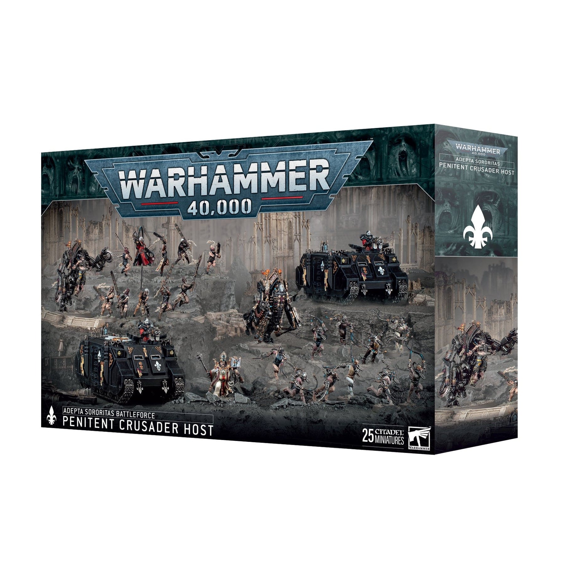 Games Workshop Tabletop Games > Games Workshop > Warhammer 40k > Adeptus Sororitas WARHAMMER 40K - ADEPTA SORORITAS: PENITENT CRUSADER HOST 5011921238385 52-63