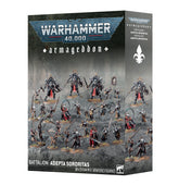 Games Workshop Tabletop Games > Games Workshop > Warhammer 40k > Astra Militarum Warhammer 40K - Armageddon Battalion Adepta Soroitas 5011921251414 52-65