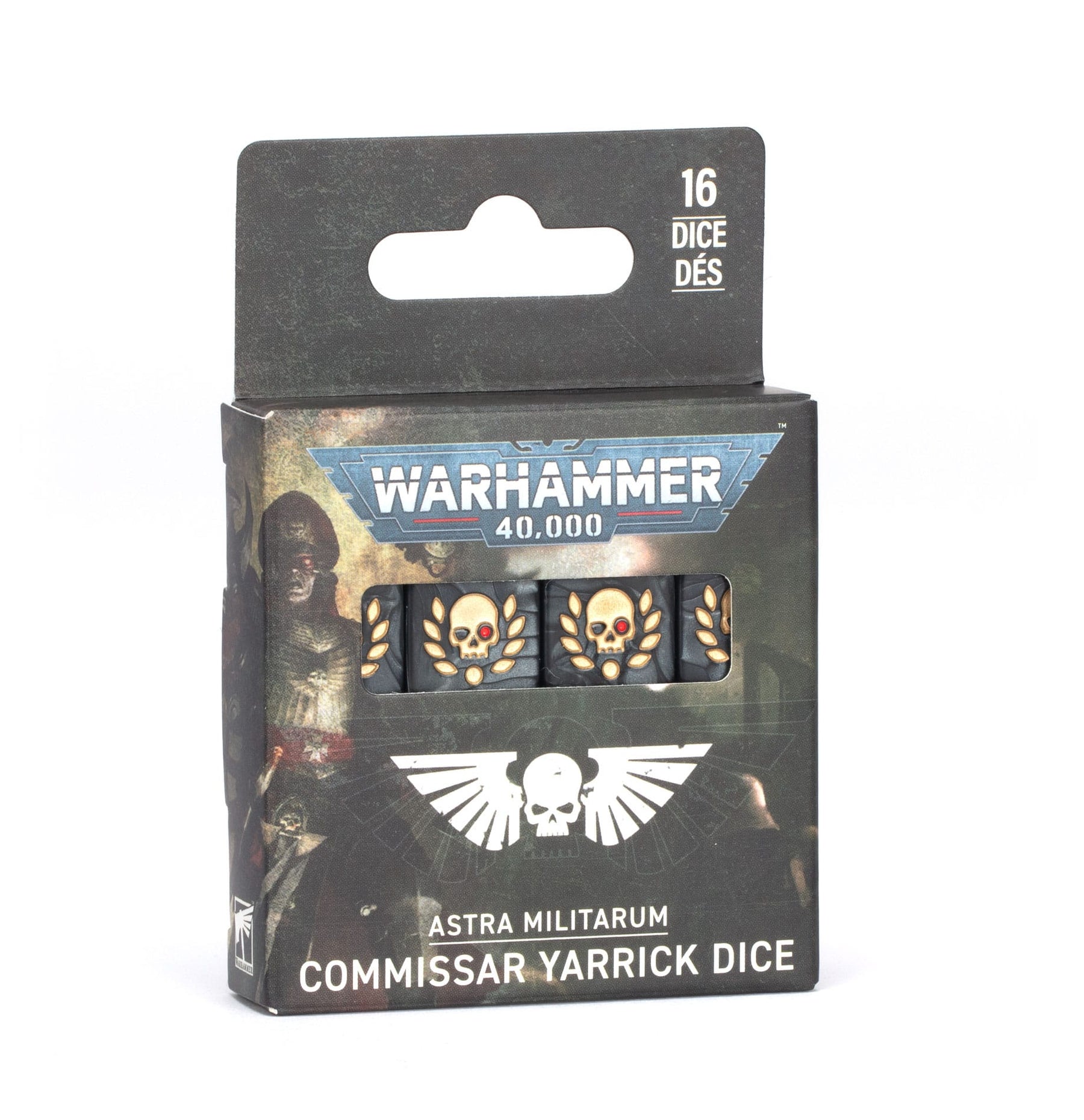 Games Workshop Tabletop Games > Games Workshop > Warhammer 40k > Astra Militarum Warhammer 40K - Astra Militarum Commissar Yarrick Dice 5011921257966 47-83