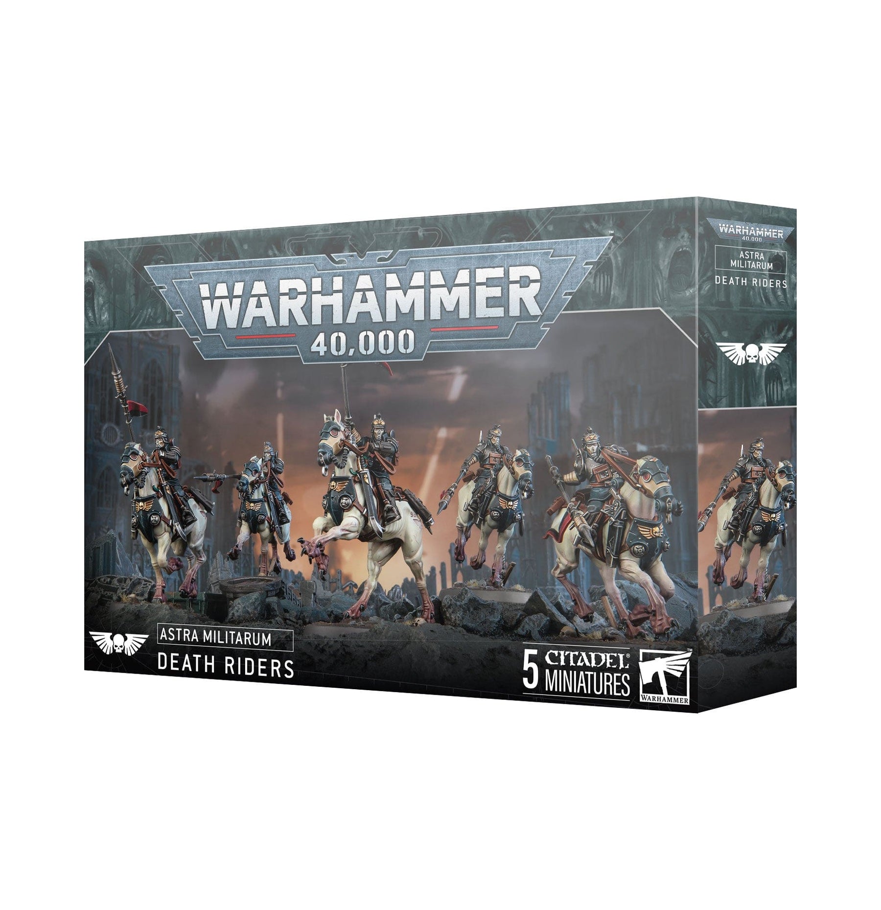 Games Workshop Tabletop Games > Games Workshop > Warhammer 40k > Astra Militarum Warhammer 40K - ASTRA MILITARUM: DEATH RIDERS 5011921225200 47-74