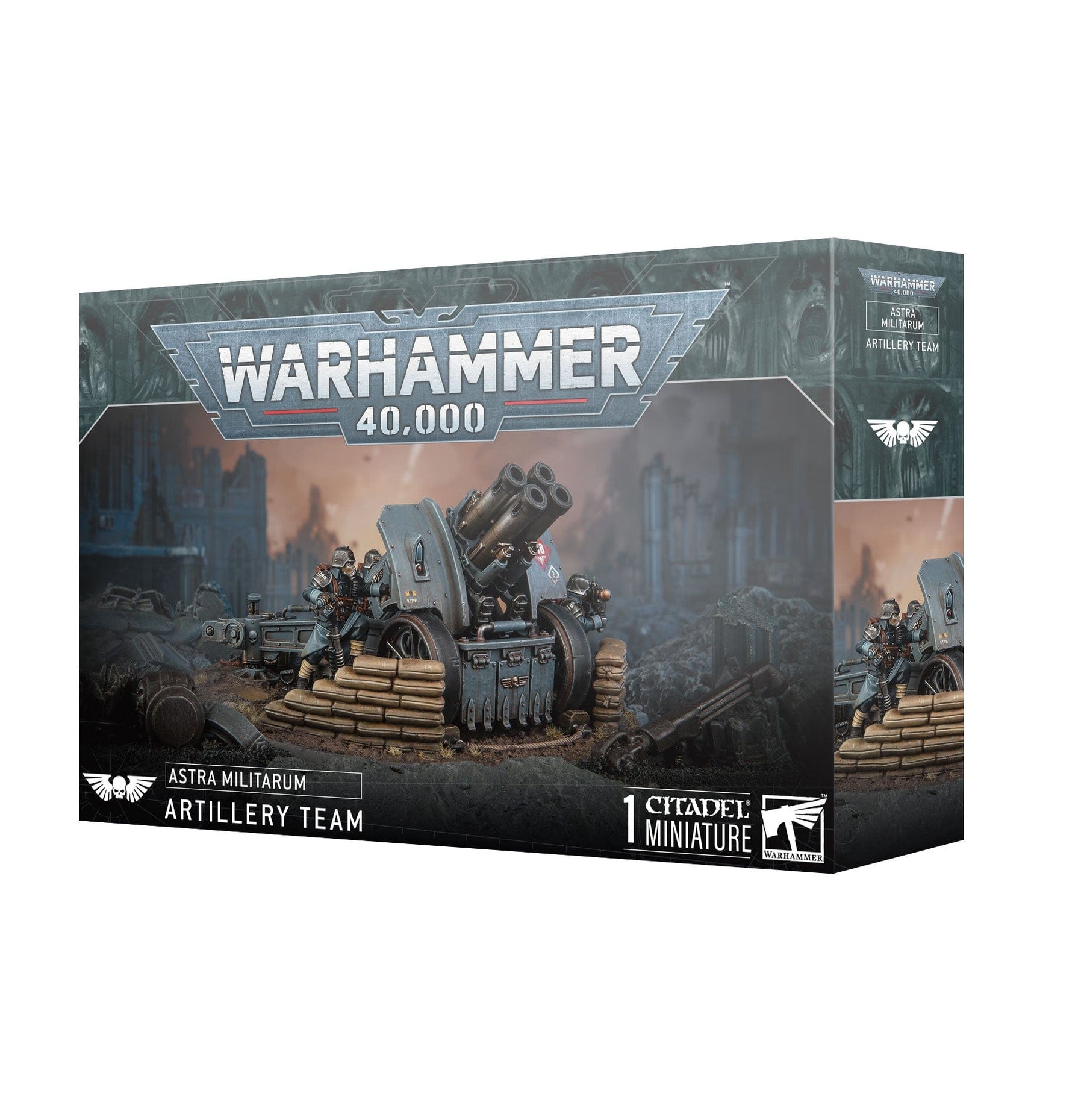 Games Workshop Tabletop Games > Games Workshop > Warhammer 40k > Astra Militarum Warhammer 40K - ASTRA MILITARUM: KRIEG ARTILLERY TEAM 5011921225187 47-78