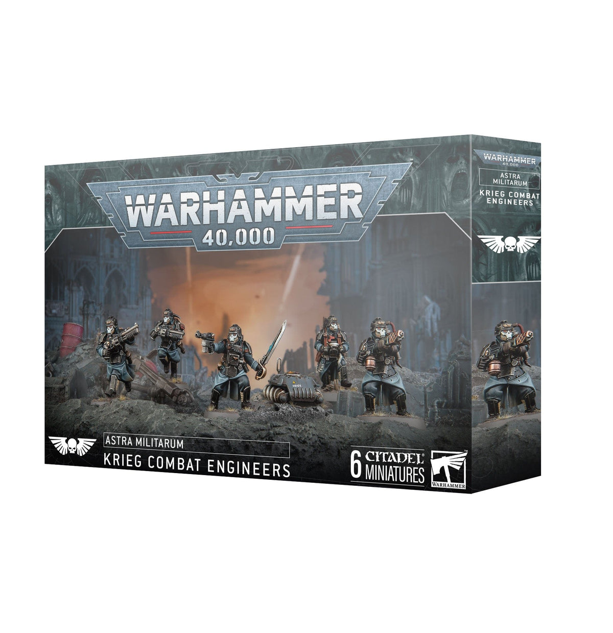 Games Workshop Tabletop Games > Games Workshop > Warhammer 40k > Astra Militarum Warhammer 40K - ASTRA MILITARUM: KRIEG COMBAT ENGINEERS 5011921225217 47-76