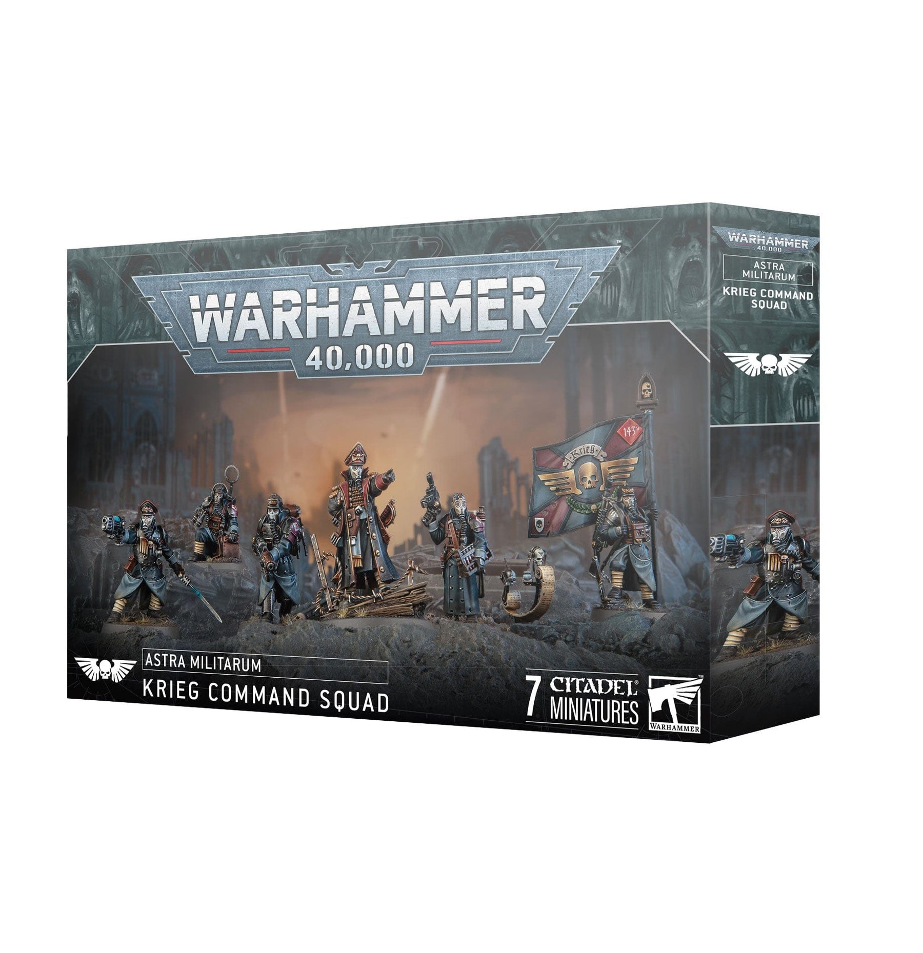 Games Workshop Tabletop Games > Games Workshop > Warhammer 40k > Astra Militarum Warhammer 40K - ASTRA MILITARUM: KRIEG COMMAND SQUAD 5011921225194 47-72