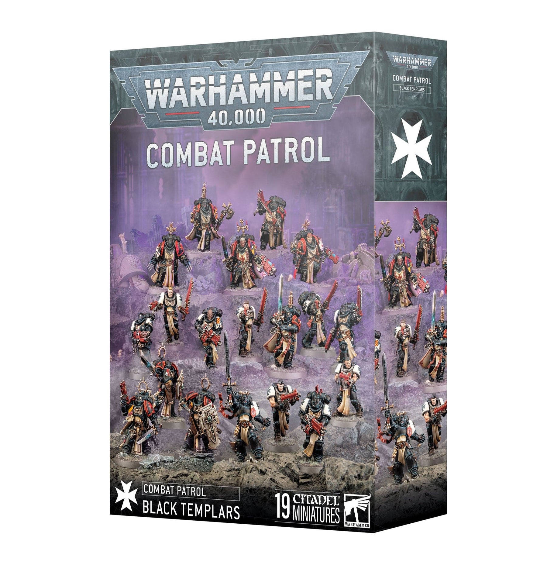 Games Workshop Tabletop Games > Games Workshop > Warhammer 40k > Black Templars Warhammer 40K - COMBAT PATROL: BLACK TEMPLARS 5011921241941 73-553