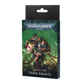 Games Workshop Tabletop Games > Games Workshop > Warhammer 40k > Chaos Knights Warhammer 40K - Chaos Knights: Datasheet Cards (ENG) 5011921247219 43-05