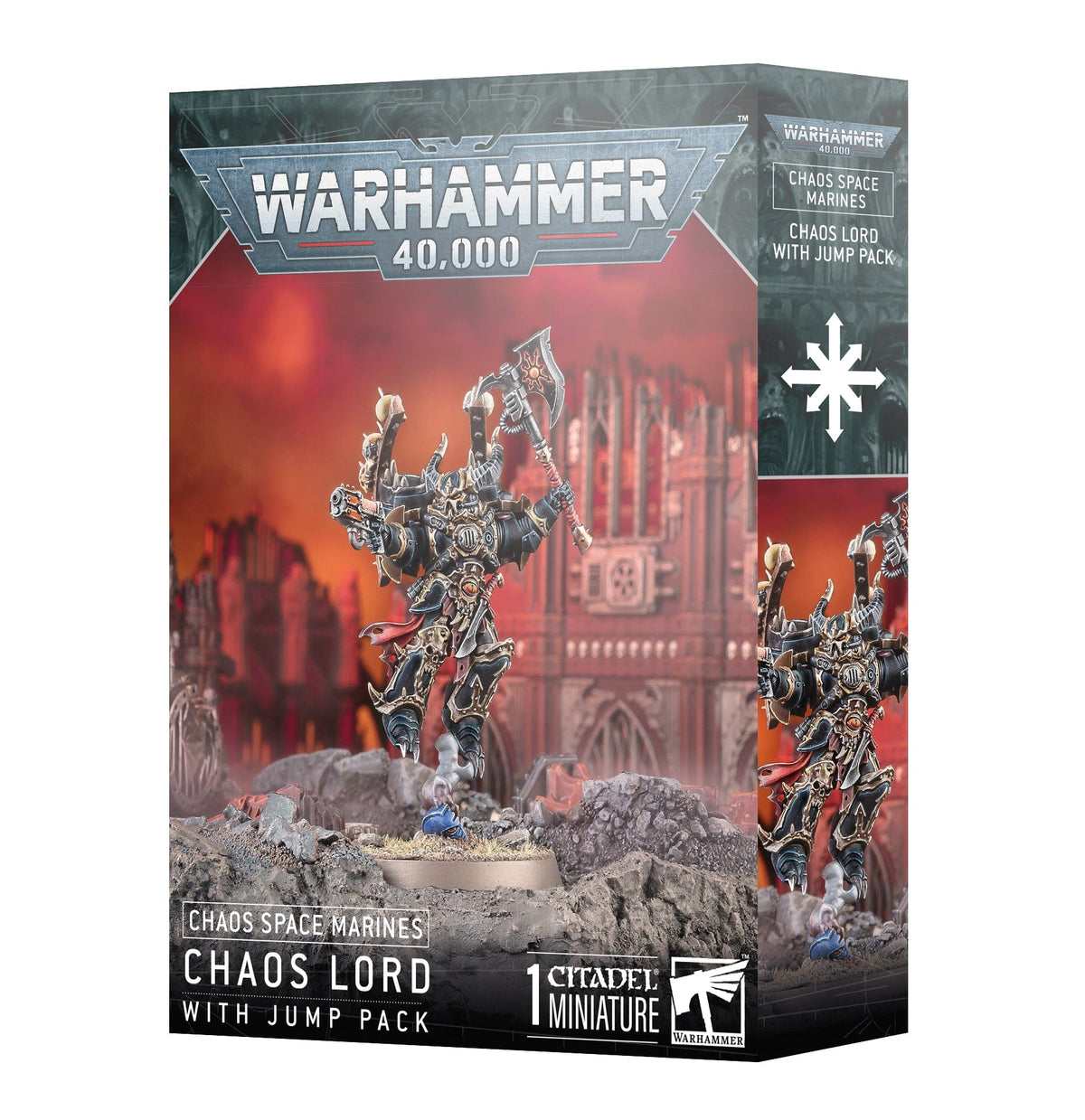 Games Workshop Tabletop Games > Games Workshop > Warhammer 40k > Chaos Space Marines WARHAMMER 40K - CHAOS SPACE MARINES: LORD WITH JUMP PACK 5011921225118 43-101