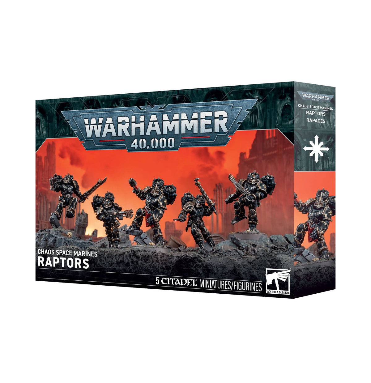 Games Workshop Tabletop Games > Games Workshop > Warhammer 40k > Chaos Space Marines Warhammer 40k - Chaos Space Marines: Raptors 5011921273355 43-13