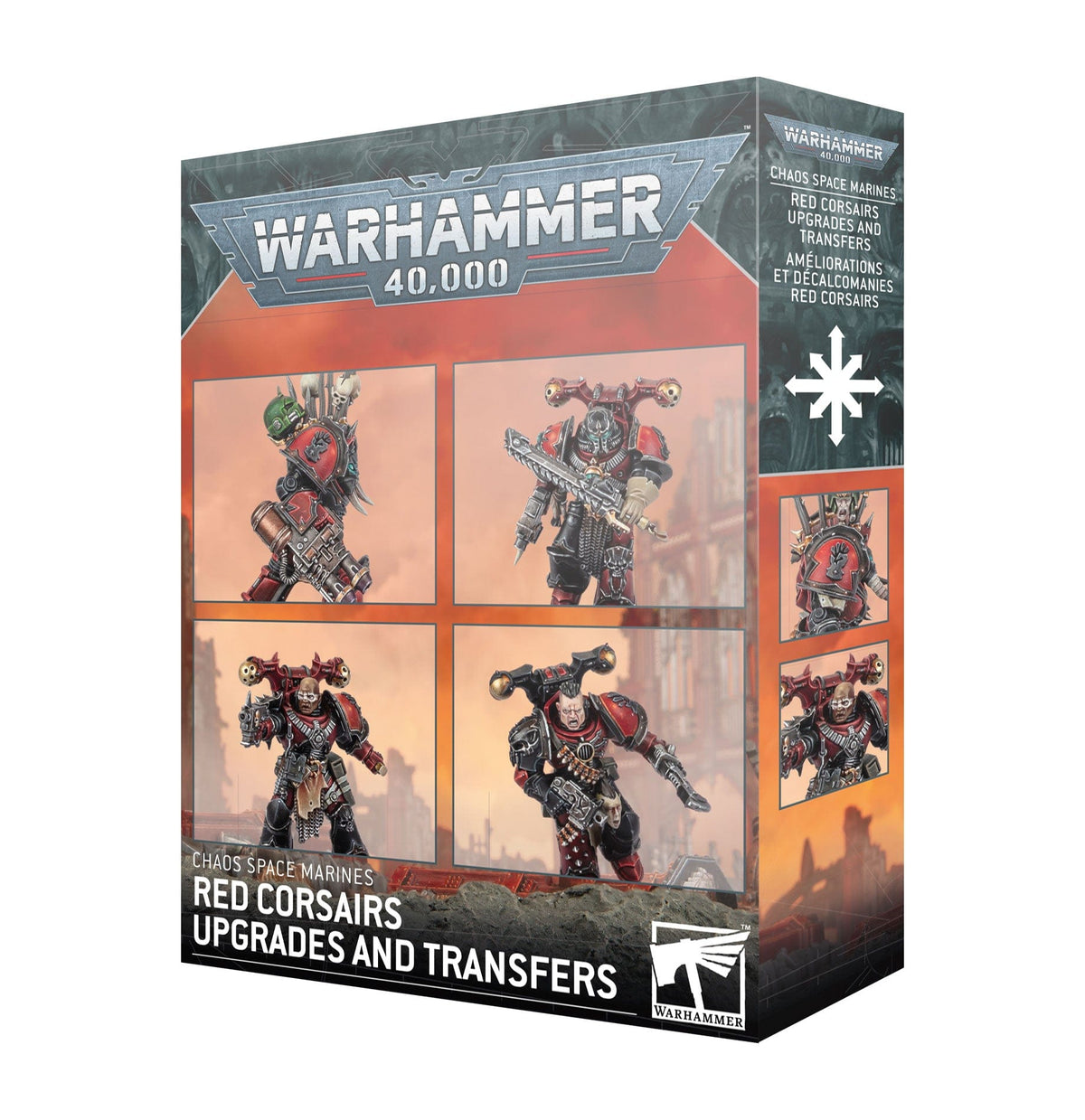 Games Workshop Tabletop Games > Games Workshop > Warhammer 40k > Chaos Space Marines Warhammer 40K - Chaos Space Marines: Red Corsairs Upgrades & Transfers 5011921251735 43-112