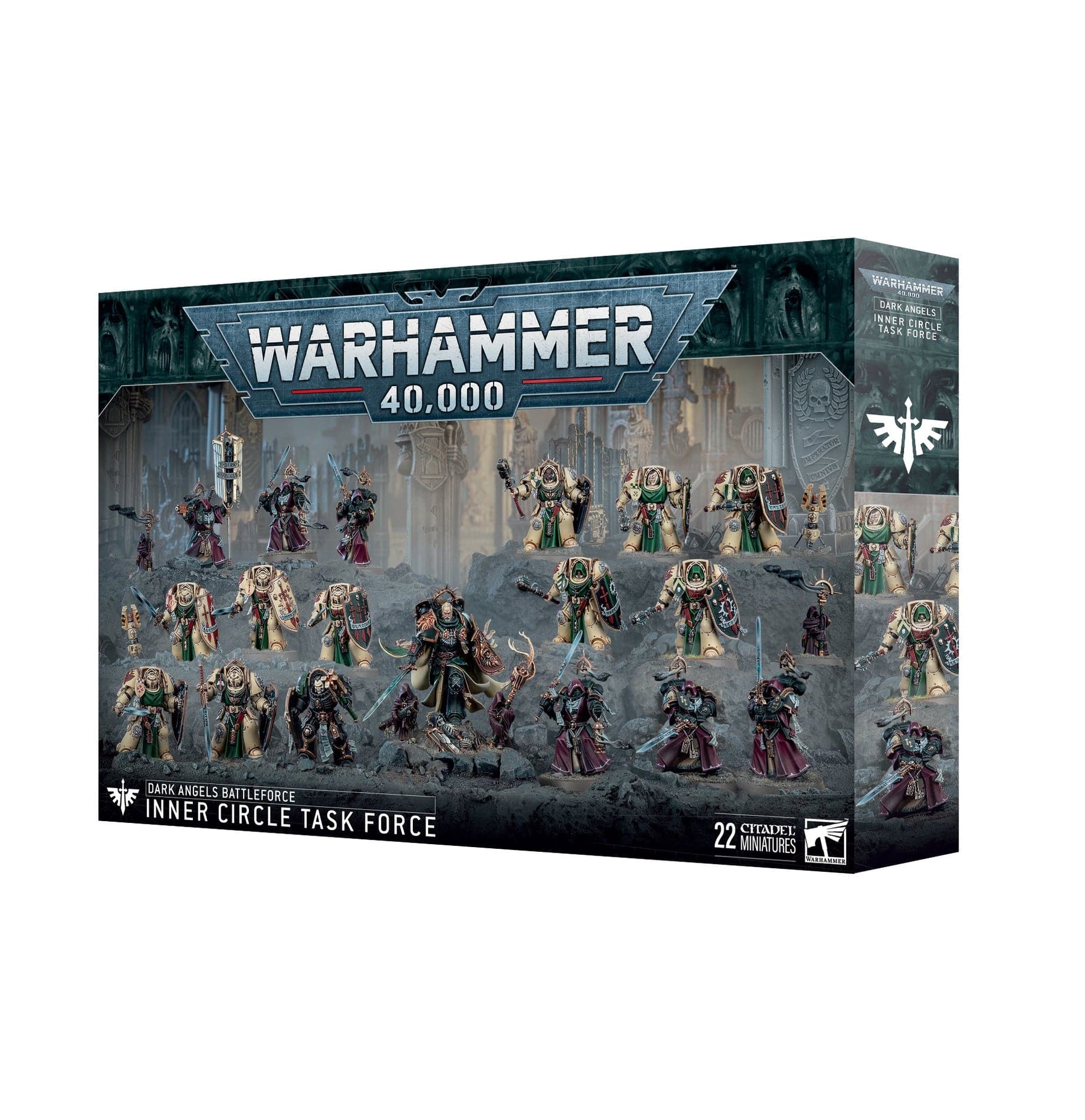 Games Workshop Tabletop Games > Games Workshop > Warhammer 40k > Dark Angels WARHAMMER 40K - DARK ANGELS: INNER CIRCLE TASK FORCE 5011921238415 44-43