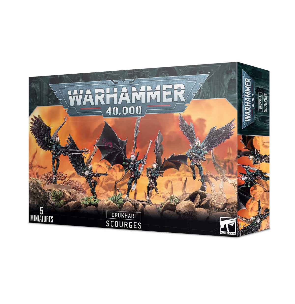 Games Workshop Tabletop Games > Games Workshop > Warhammer 40k > Drukhari Warhammer 40k: Drukhari - Scourges 5011921155842 45-16