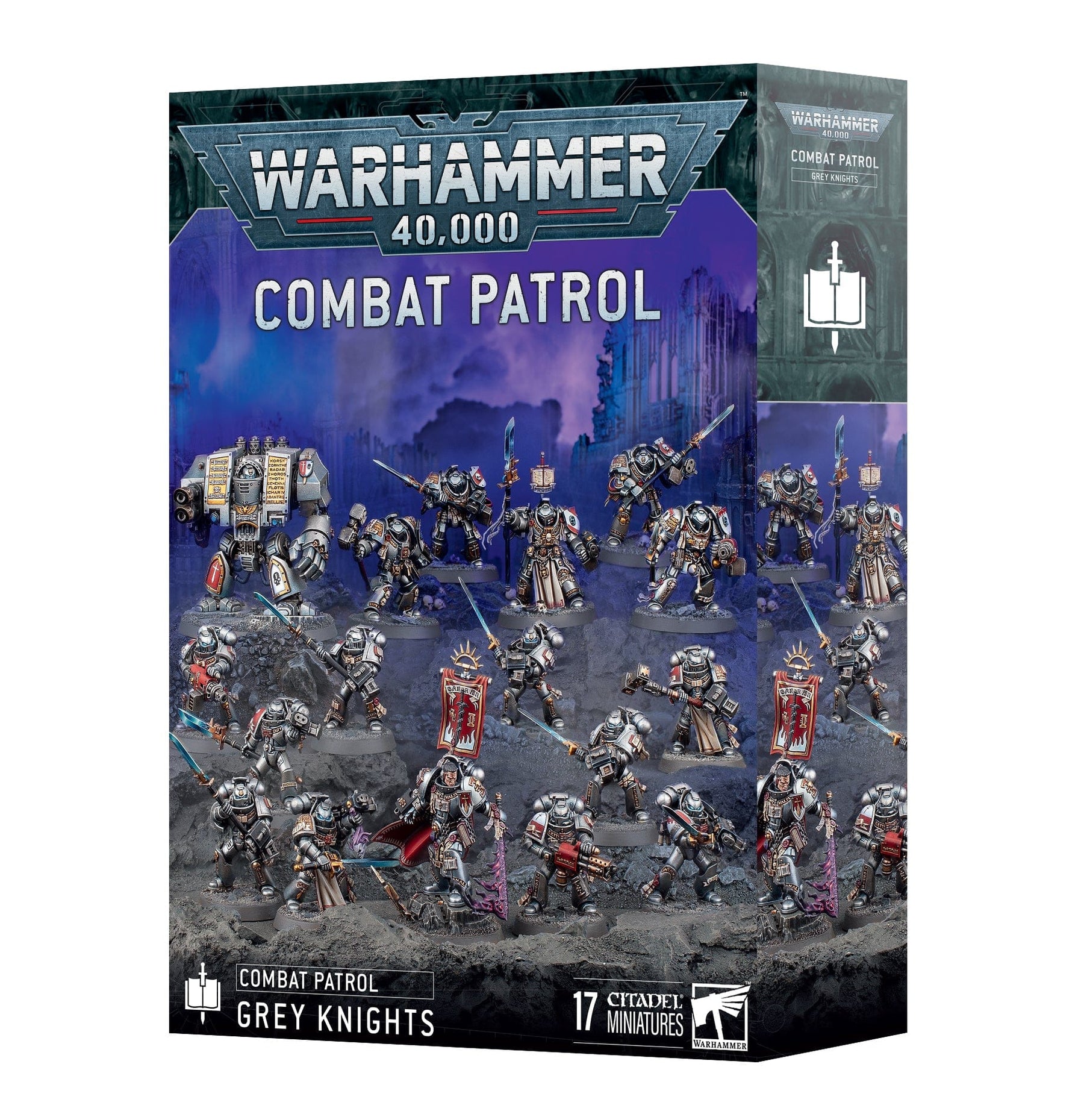 Games Workshop Tabletop Games > Games Workshop > Warhammer 40k > Grey Knights Warhammer 40K - COMBAT PATROL: GREY KNIGHTS 5011921225866 73-572