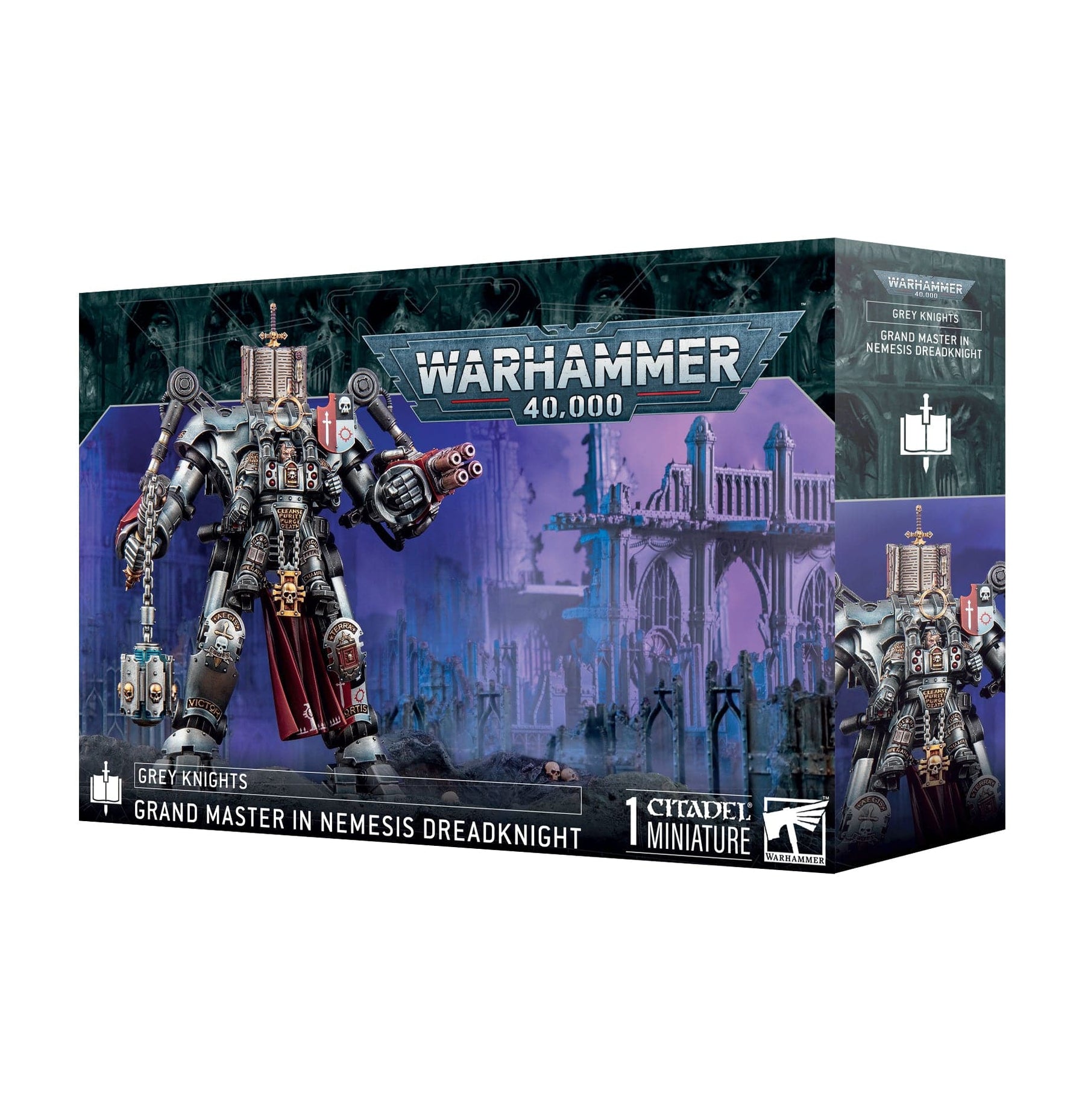 Games Workshop Tabletop Games > Games Workshop > Warhammer 40k > Grey Knights Warhammer 40K - Grey Knights: Grand Master in Nemesis Dreadknight 5011921238323 57-05
